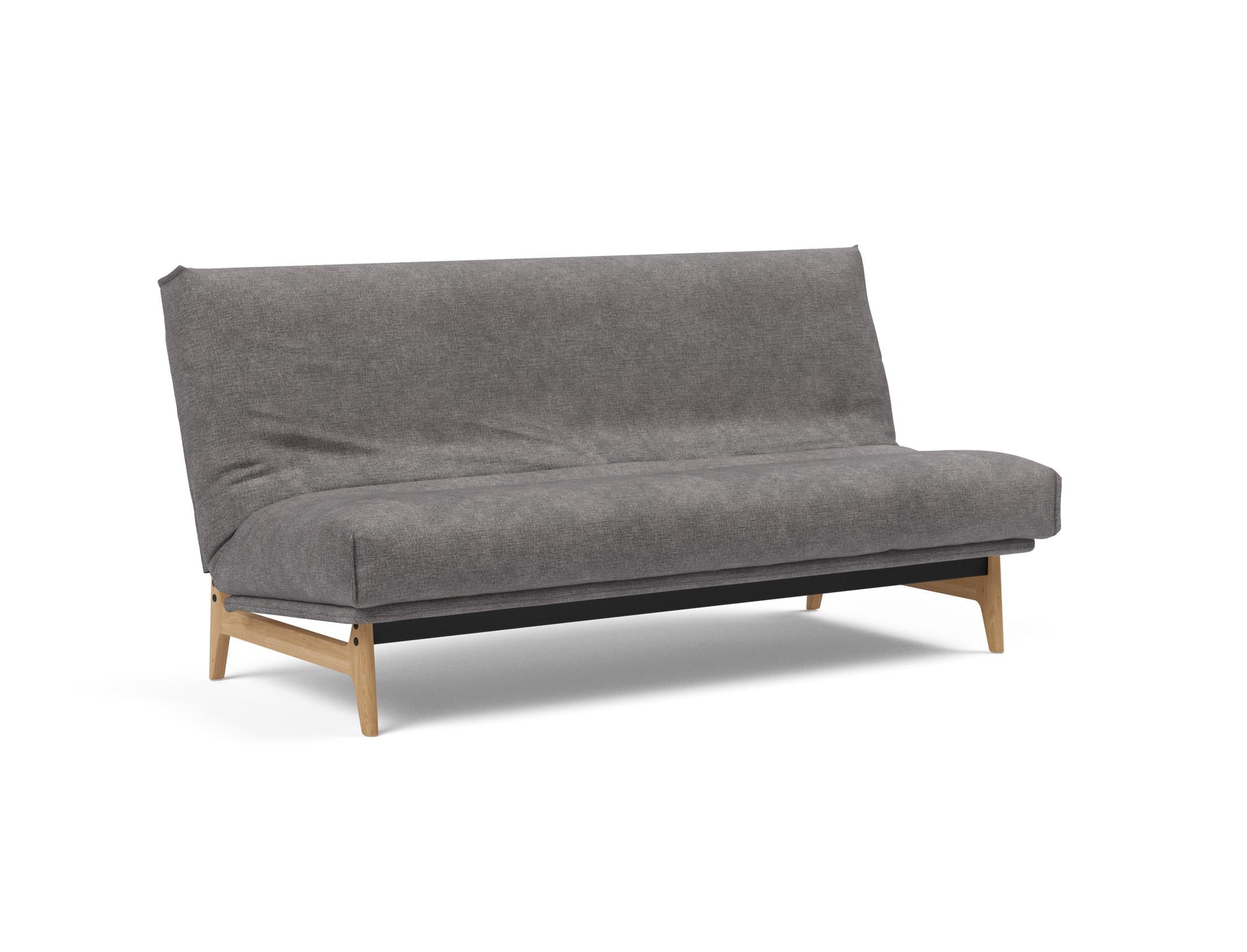 Erleben Sie das Aslak 140 Bettsofa mit elegantem Nordic Cover und luxuriöser Soft Spring Matratze – die perfekte Lösung für Komfort und Stil.