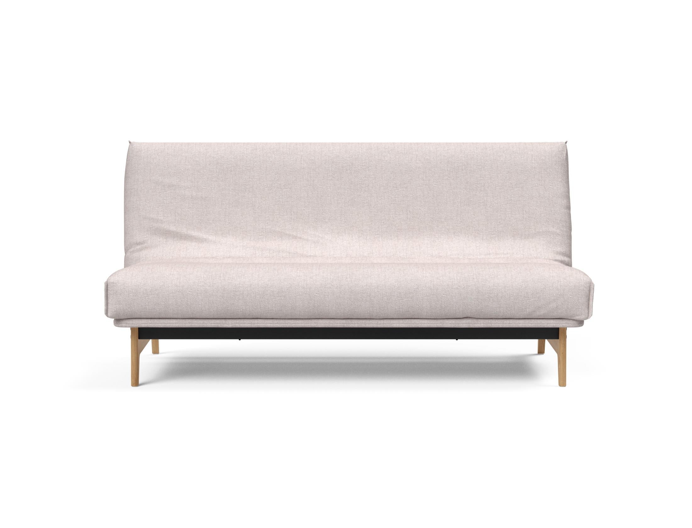 Entdecken Sie das Aslak 140 Bettsofa mit modernem Nordic Cover und bequemer Soft Spring Matratze – ideal für stilvolle Wohnräume.