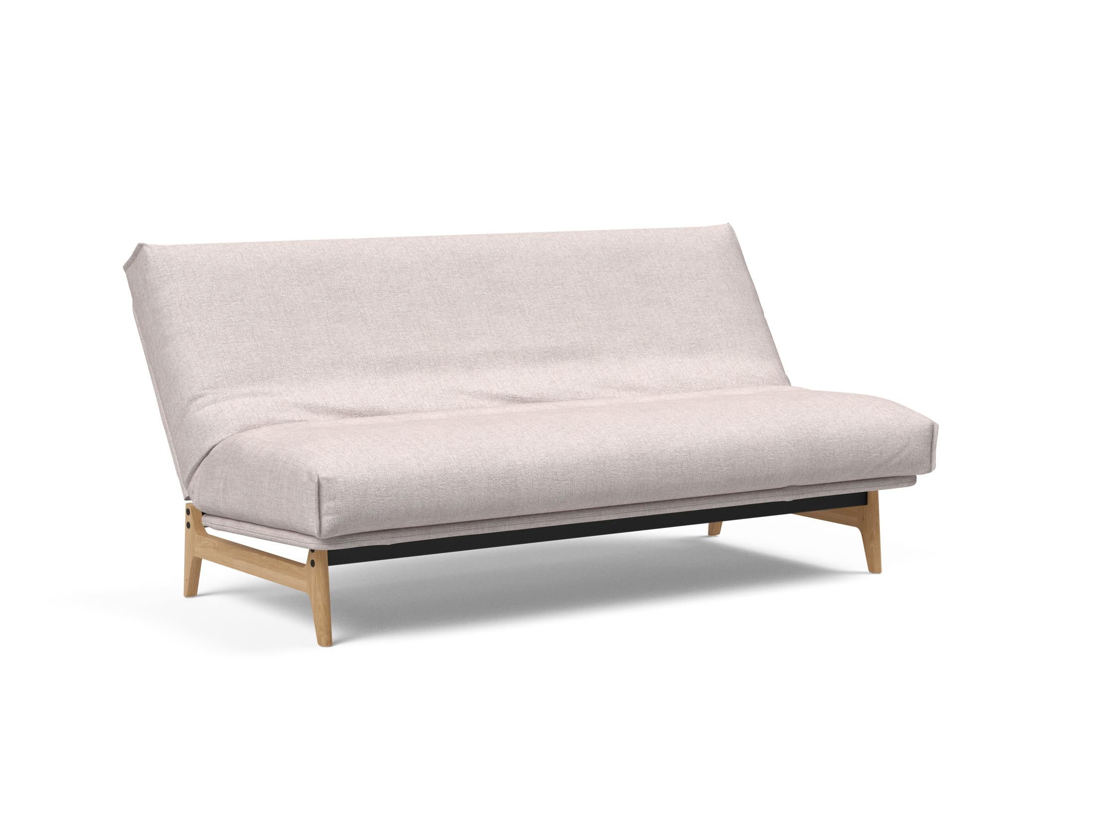 Erleben Sie das Aslak 140 Bettsofa mit elegantem Nordic Cover und luxuriöser Soft Spring Matratze – die perfekte Lösung für Komfort und Stil.
