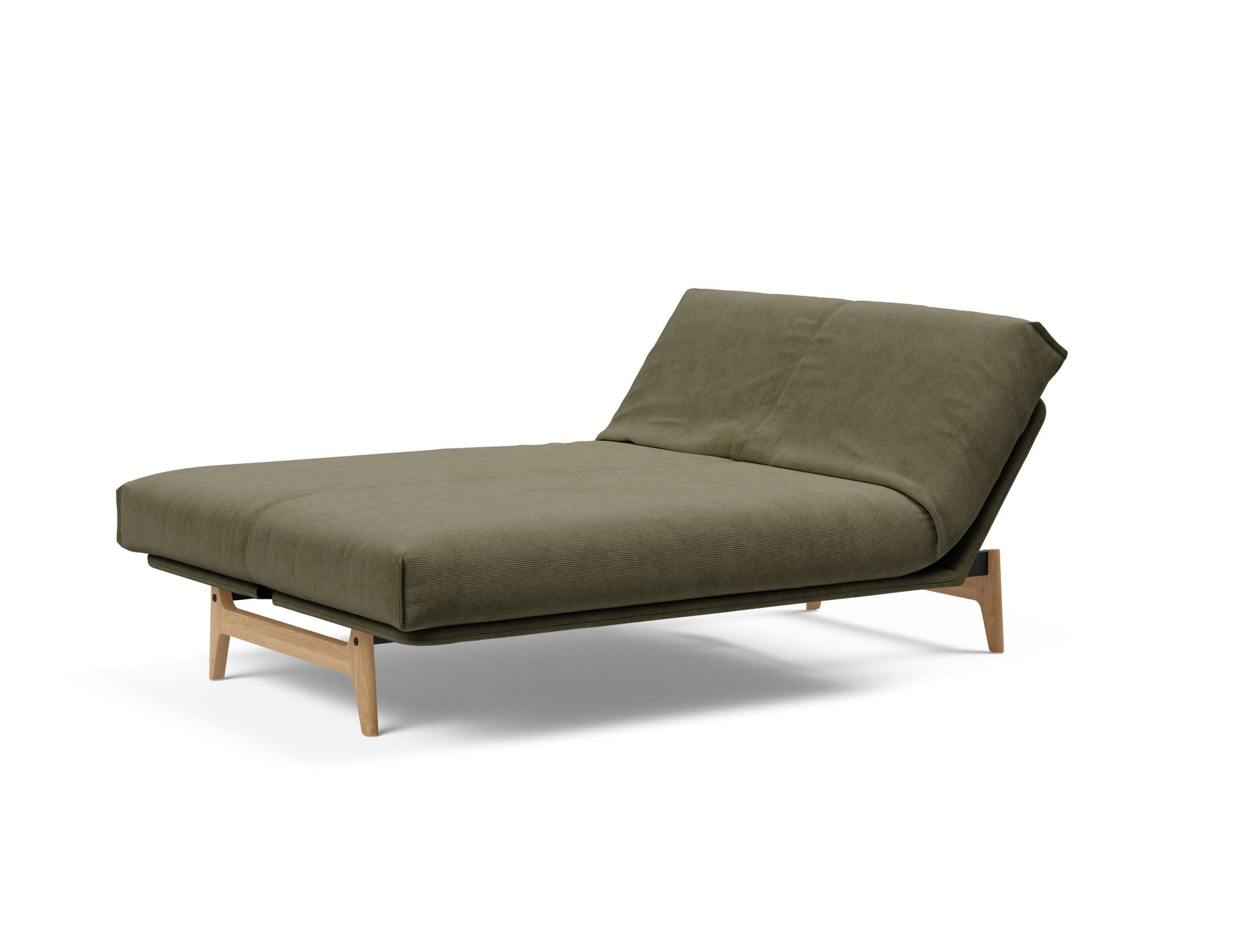 Entdecken Sie das Aslak 140 Bettsofa mit modernem Nordic Cover und bequemer Soft Spring Matratze – ideal für stilvolle Wohnräume.