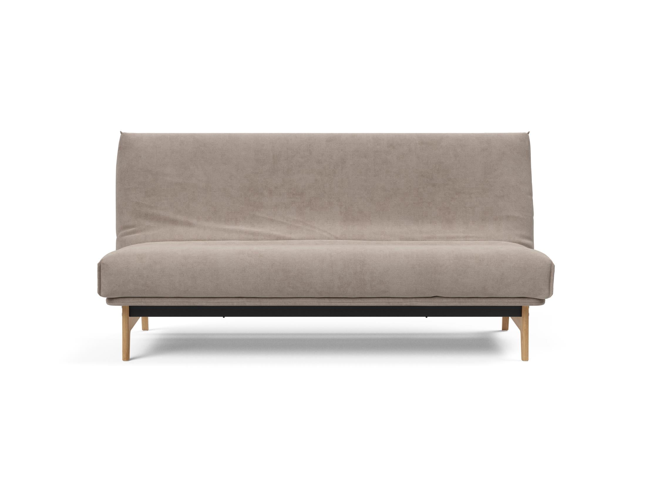 Entdecken Sie das Aslak 140 Bettsofa mit modernem Nordic Cover und bequemer Soft Spring Matratze – ideal für stilvolle Wohnräume.