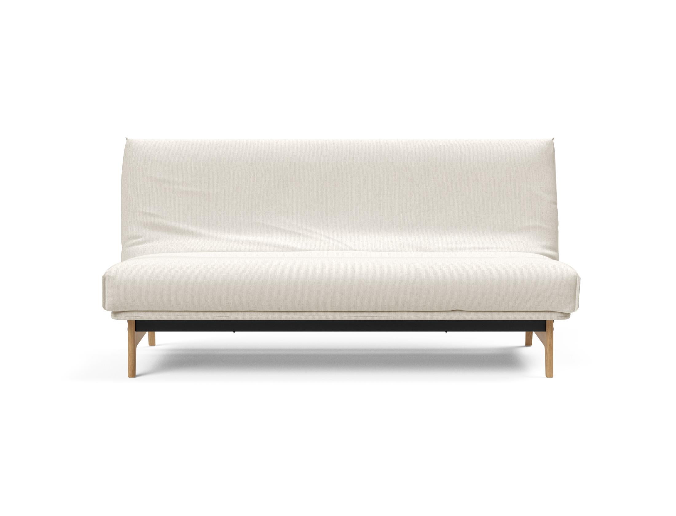 Stylisches Aslak 140 Bettsofa mit Nordic Cover und Soft Spring, perfekt für gemütliche Wohnräume und entspannte Nächte.