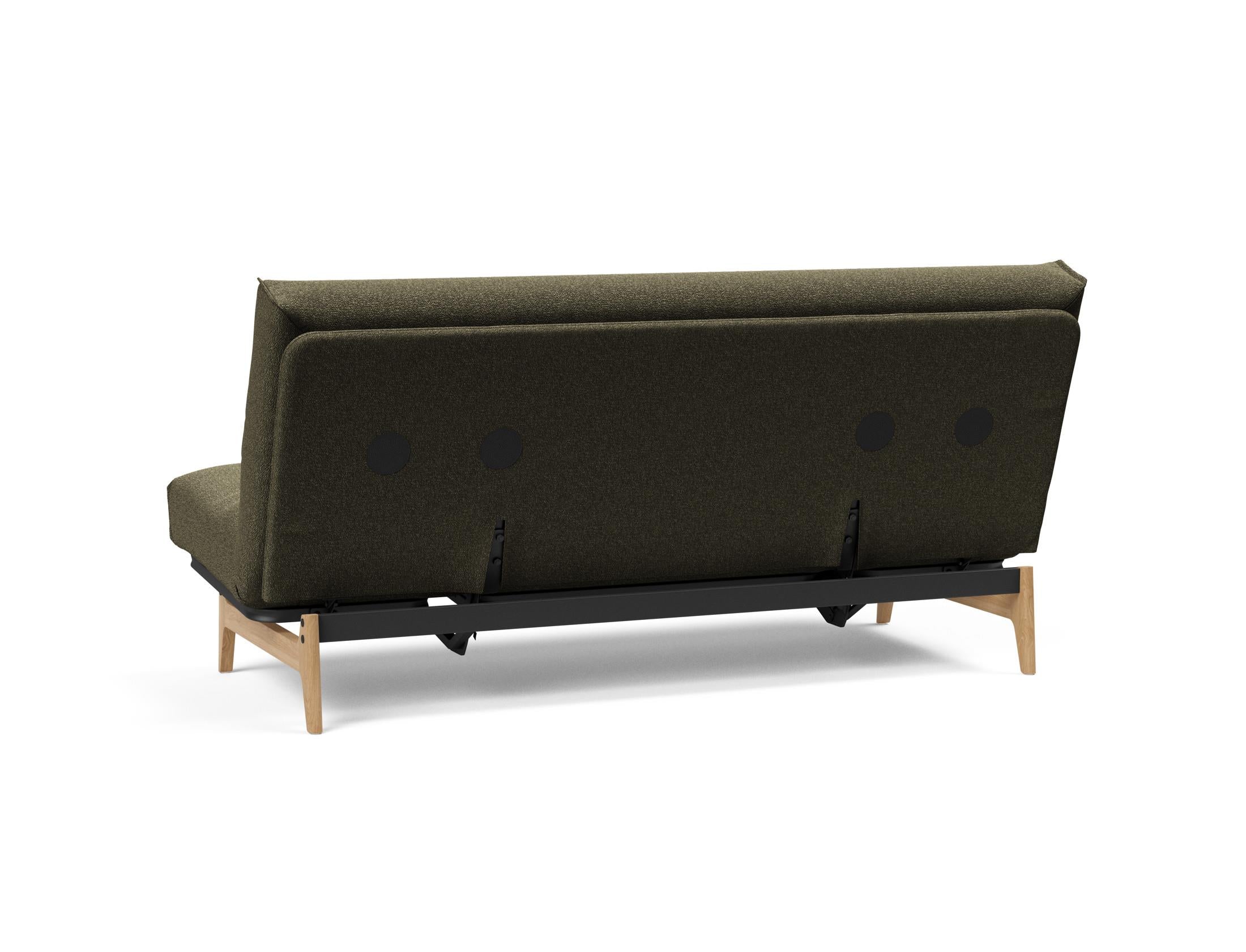 Erleben Sie das Aslak 140 Bettsofa Nordic Cover von Innovation Living – eine harmonische Verbindung aus skandinavischem Stil, Komfort und praktischer Nutzung.
