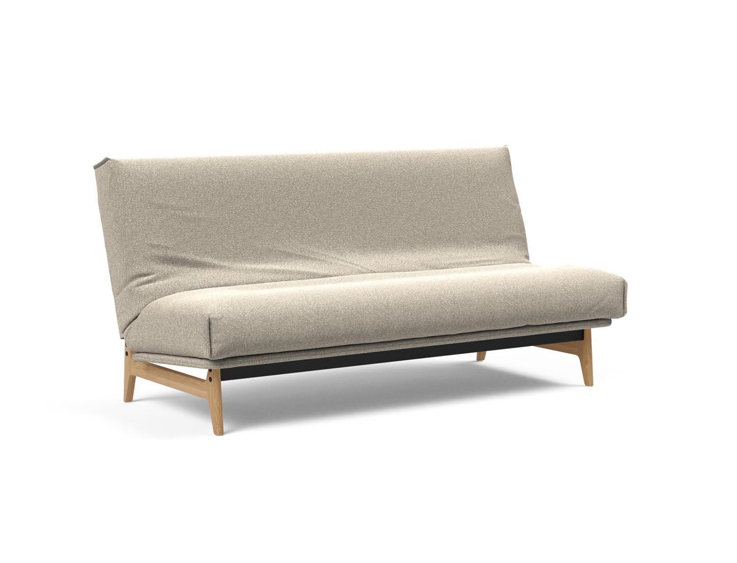 Erleben Sie das Aslak 140 Bettsofa mit elegantem Nordic Cover und luxuriöser Soft Spring Matratze – die perfekte Lösung für Komfort und Stil.