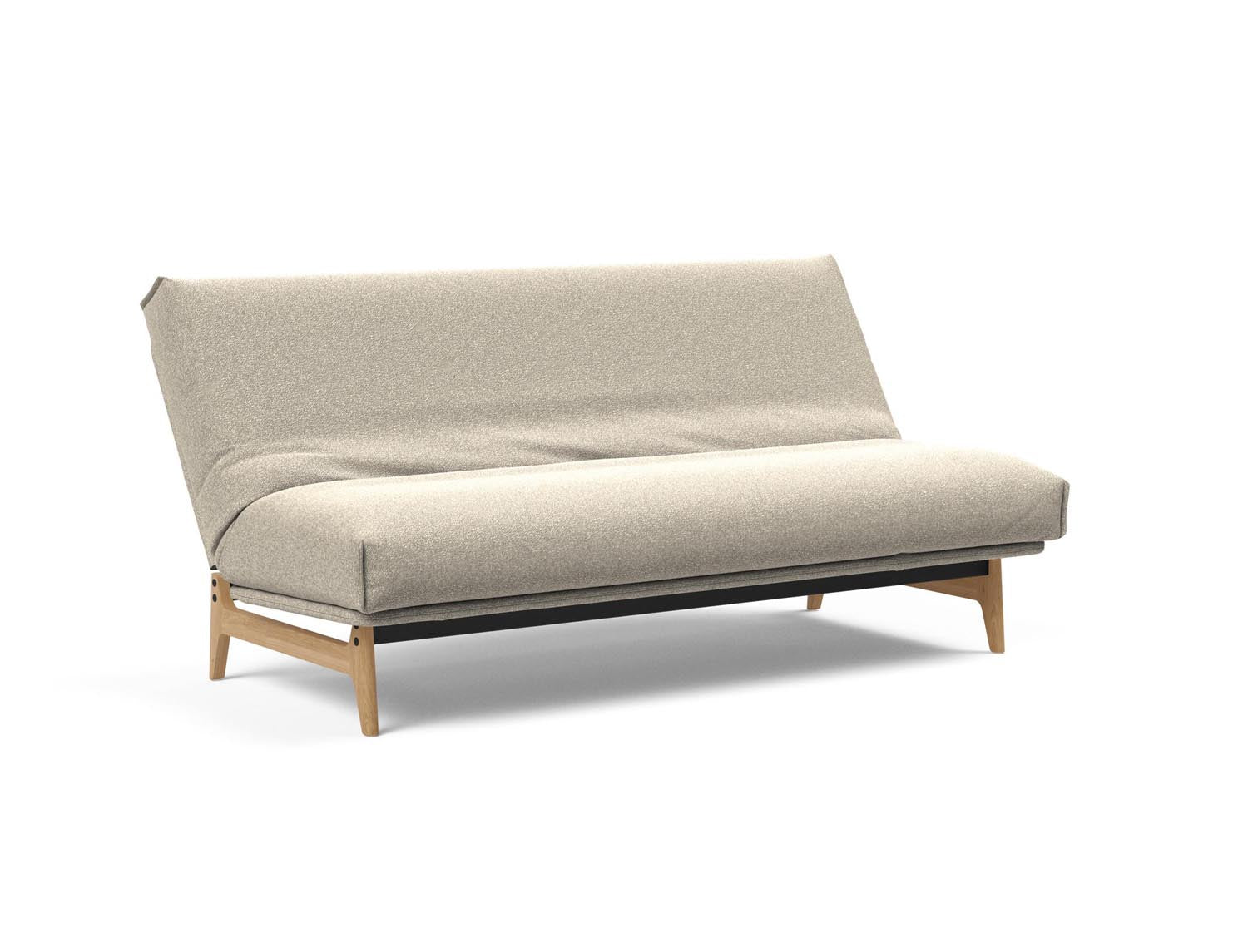 Erleben Sie das Aslak 140 Bettsofa mit elegantem Nordic Cover und luxuriöser Soft Spring Matratze – die perfekte Lösung für Komfort und Stil.