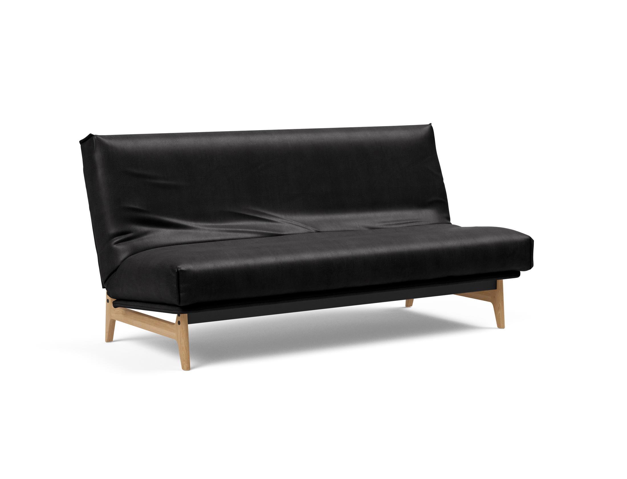 Erleben Sie das Aslak 140 Bettsofa mit elegantem Nordic Cover und luxuriöser Soft Spring Matratze – die perfekte Lösung für Komfort und Stil.
