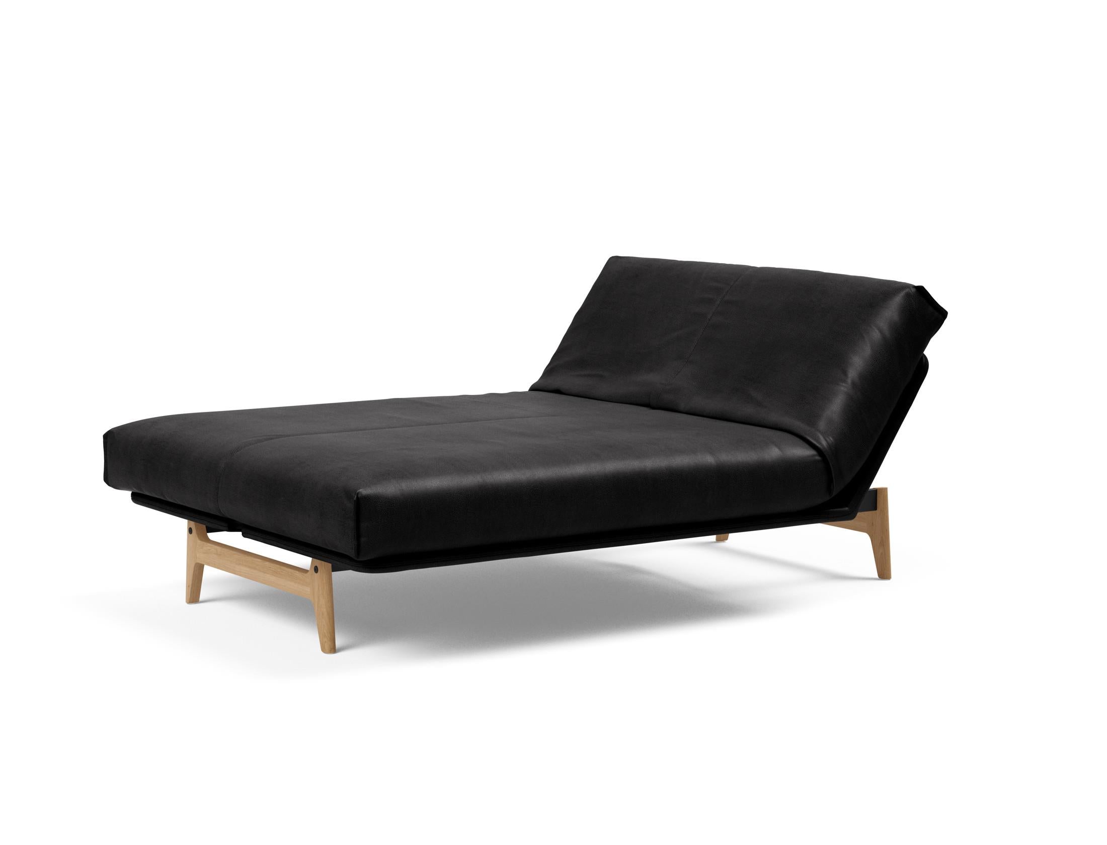 Entdecken Sie das Aslak 140 Bettsofa mit modernem Nordic Cover und bequemer Soft Spring Matratze – ideal für stilvolle Wohnräume.