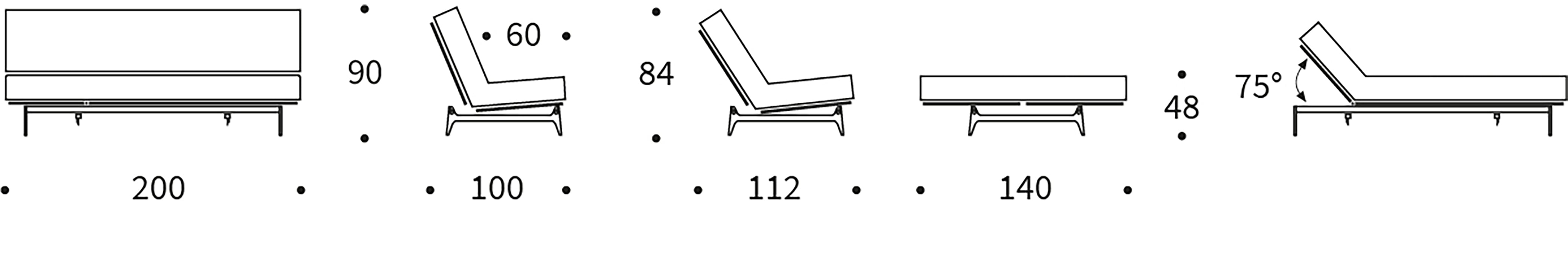 Erleben Sie das Aslak 140 Bettsofa mit elegantem Nordic Cover und luxuriöser Soft Spring Matratze – die perfekte Lösung für Komfort und Stil.
