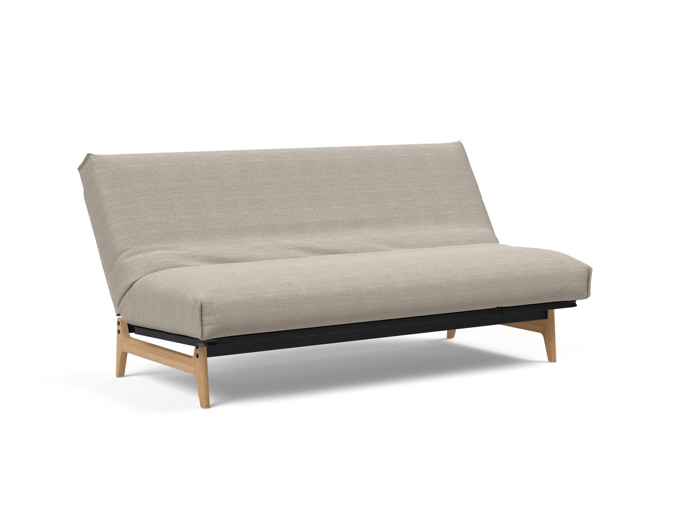 Entdecken Sie das Aslak 140 Bettsofa Nordic Cover: elegantes skandinavisches Design, abnehmbarer Bezug und vielfältige Matratzenoptionen für höchsten Komfort.