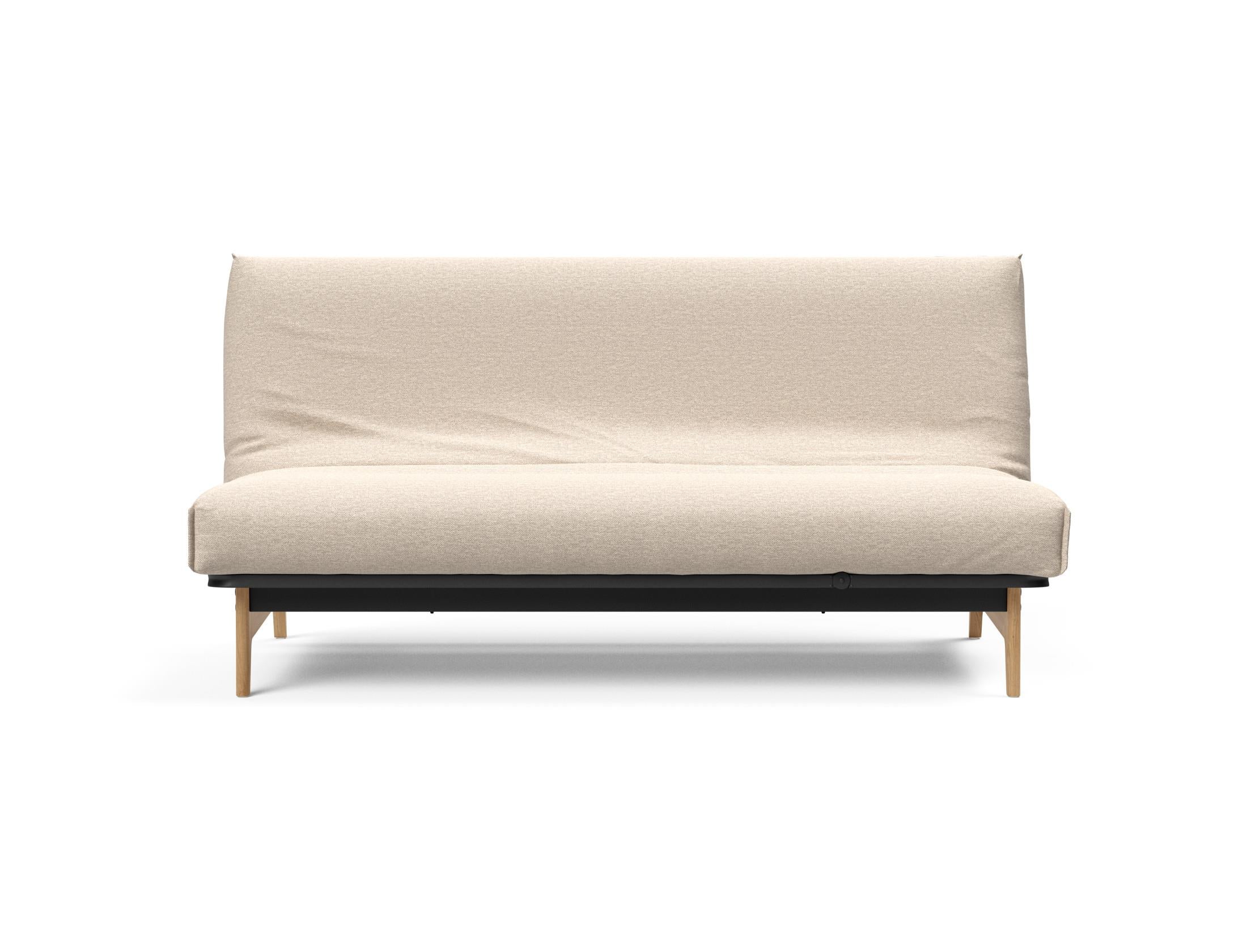 Stylisches Aslak 140 Bettsofa mit Soft Spring Gestellbezug, ideal für komfortable Entspannung und vielseitige Nutzung im Wohnbereich.