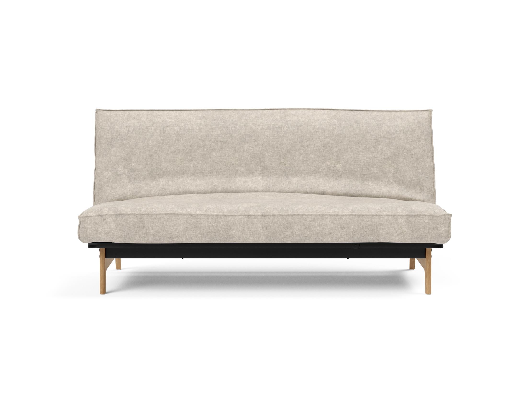 Erleben Sie das Aslak 140 Bettsofa von Innovation Living: modernes Design, hochwertige Soft Spring Matratze und edles Sharp Plus Cover für optimalen Komfort.