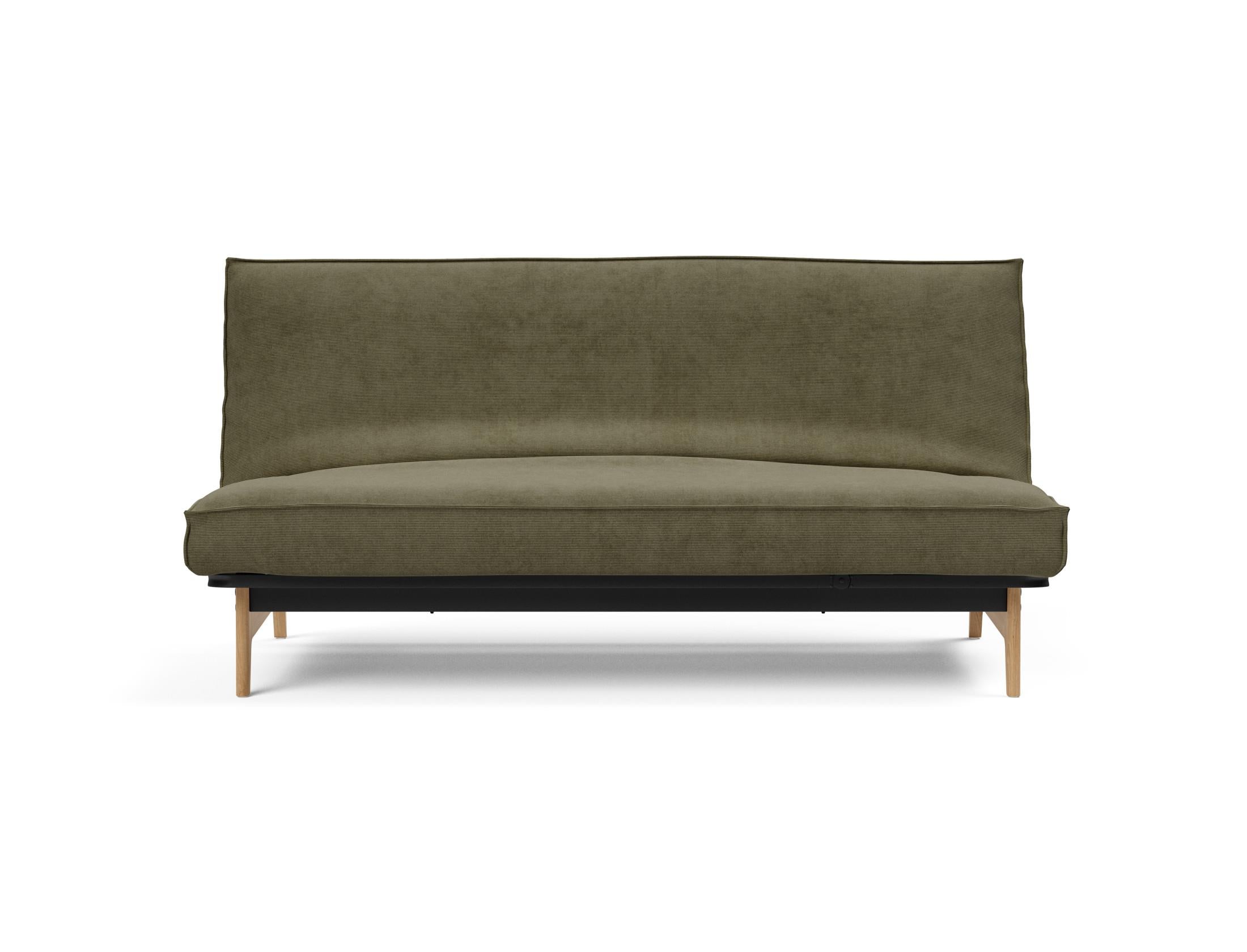 Erleben Sie das Aslak 140 Bettsofa von Innovation Living: modernes Design, hochwertige Soft Spring Matratze und edles Sharp Plus Cover für optimalen Komfort.