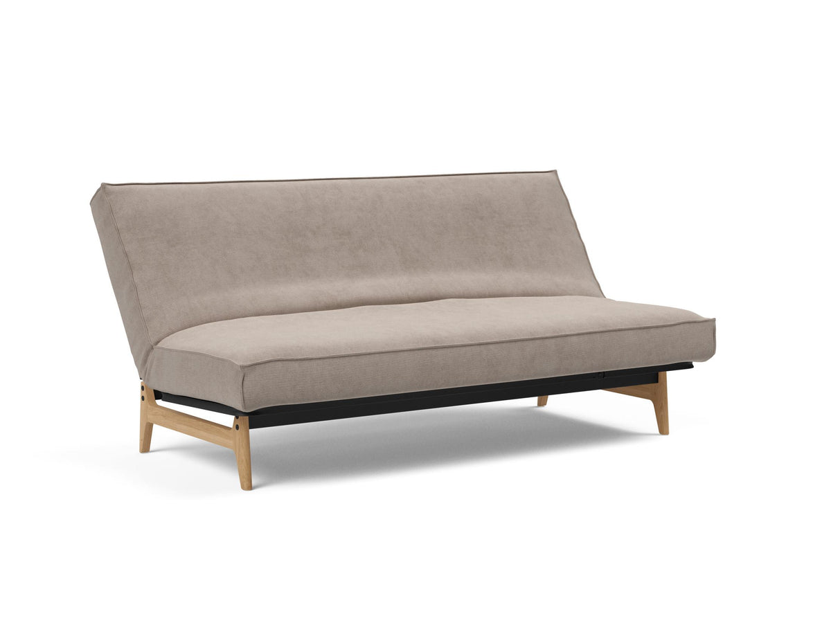 Aslak 140 Bettsofa Sharp Plus Cover Soft Spring in 318 Cordufine Beige präsentiert im Onlineshop von KAQTU Design AG. Bettsofa ist von Innovation Living