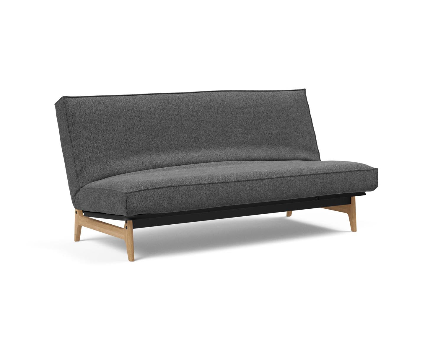 Entdecken Sie das Aslak 140 Bettsofa von Innovation Living: stilvolles Design, bequeme Soft Spring Matratze und elegantes Sharp Plus Cover für höchsten Schlafkomfort.