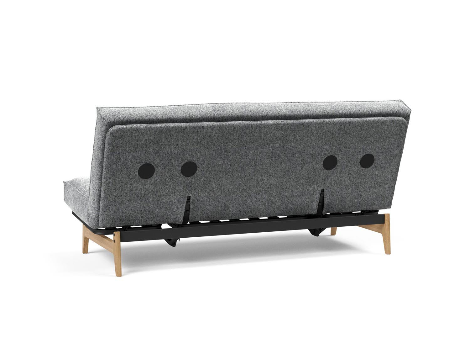 Erleben Sie das Aslak 140 Bettsofa mit Sharp Plus Cover von Innovation Living – modernes Design, abnehmbarer Bezug und luxuriöse Soft Spring Matratze für optimalen Schlafkomfort.