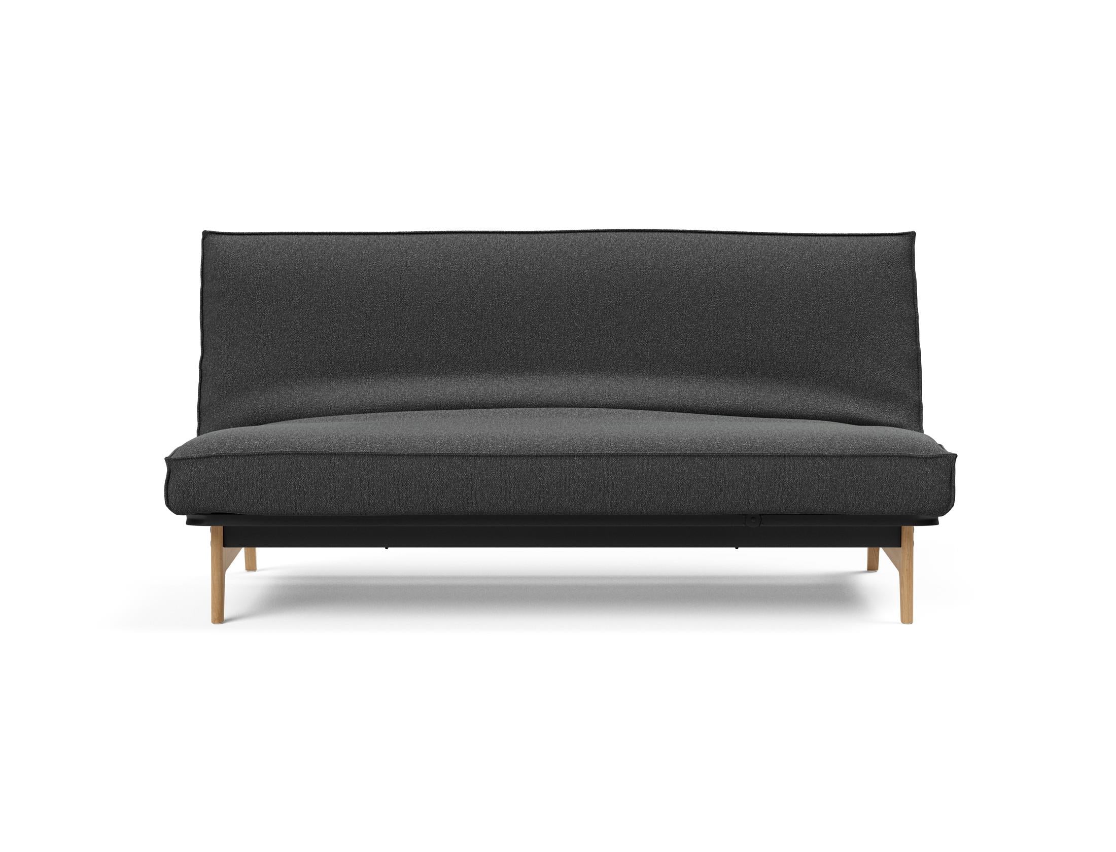 Elegantes Aslak 140 Bettsofa in hochwertigem Sharp Plus Bezug, ideal für stilvolle Wohnräume und komfortable Entspannung.