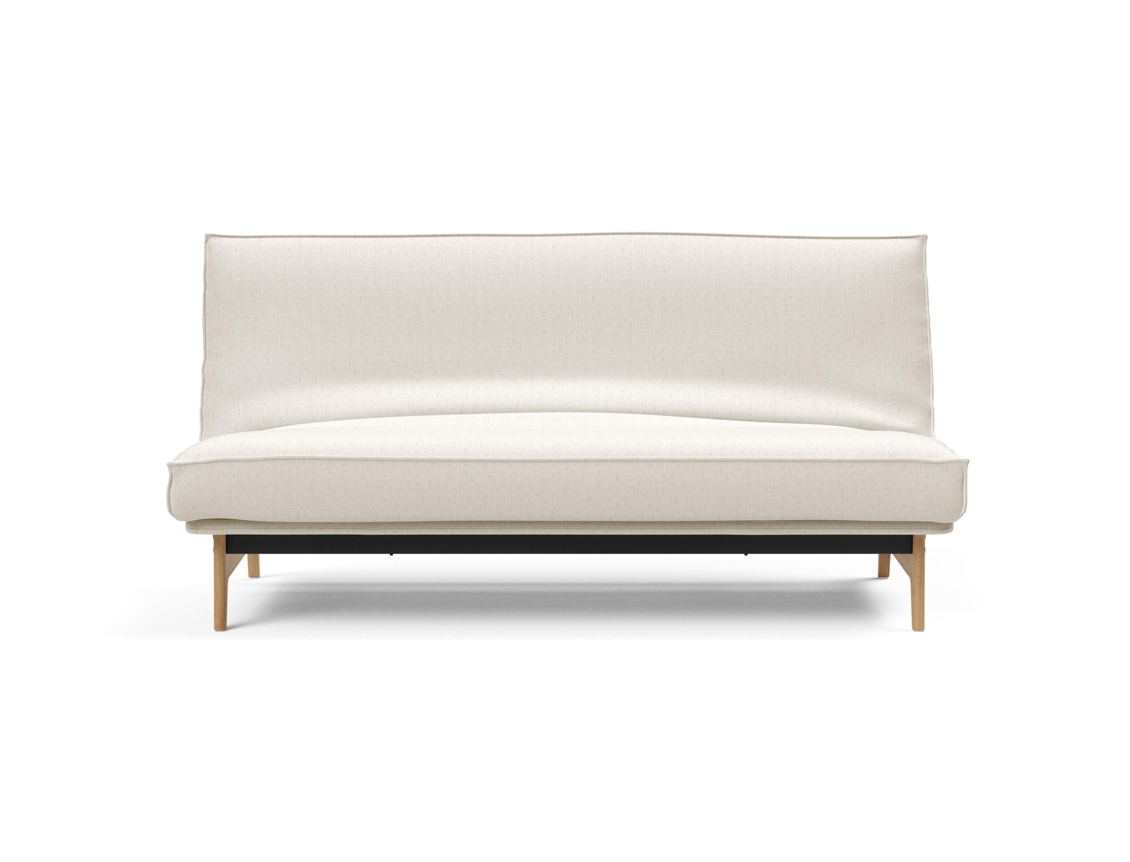 Elegantes Aslak 140 Bettsofa mit hochwertigem Soft Spring Bezug, ideal für komfortable Entspannung und modernes Wohndesign.
