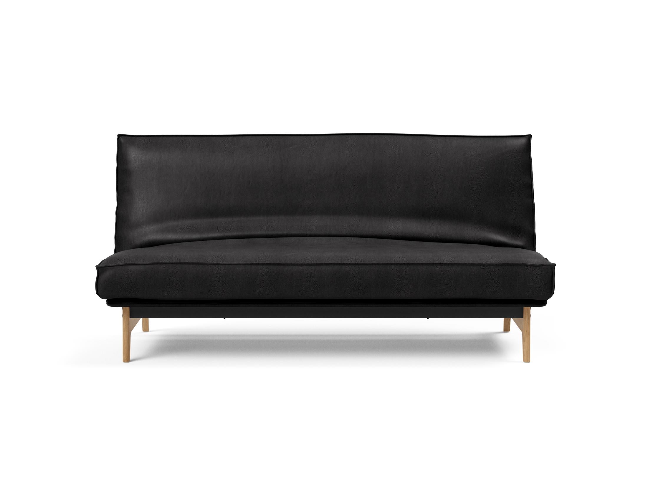 Elegantes Aslak 140 Bettsofa mit Soft Spring Bezug, ideal für stilvolle Wohnräume und entspannte Übernachtungen.