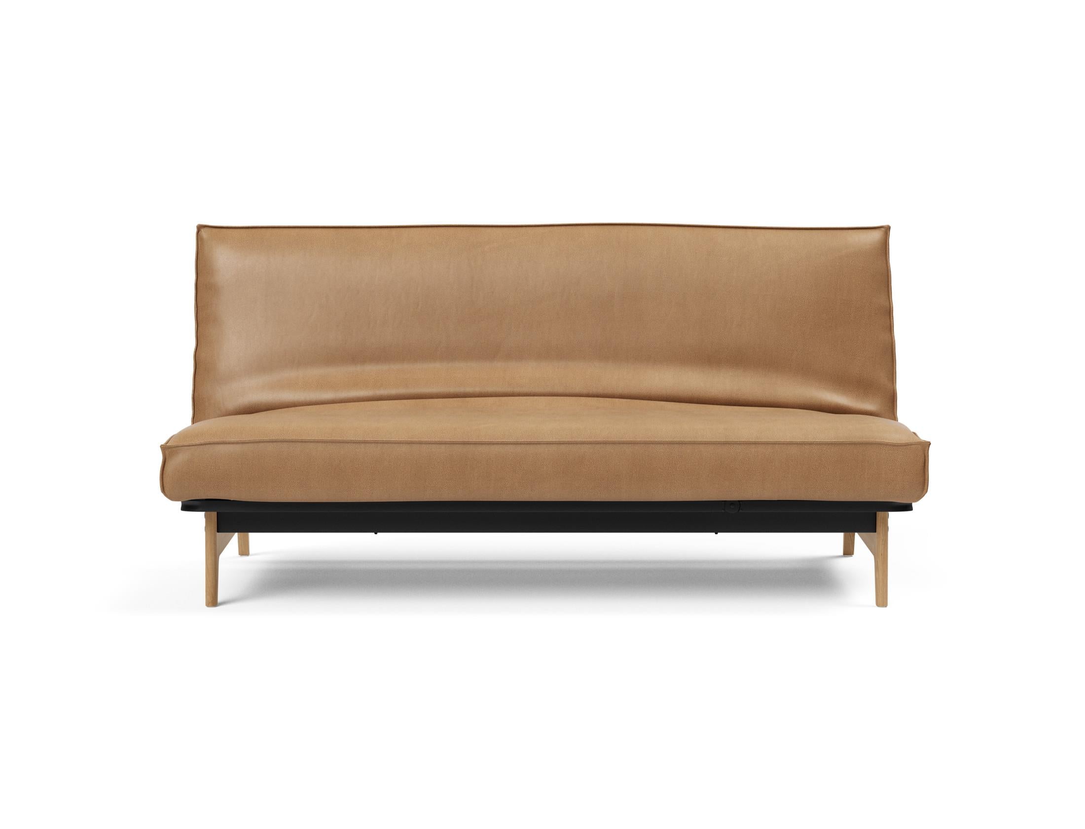 Stylisches Aslak 140 Bettsofa mit weichem Sharp Plus Bezug, ideal für gemütliche Abende und modernes Wohndesign.