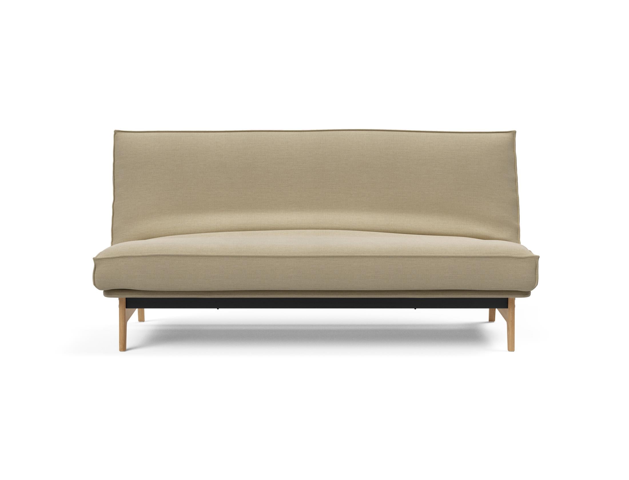 Stylisches Aslak 140 Bettsofa mit hochwertigem Soft Spring Bezug, perfekt für gemütliche Nächte und modernes Wohndesign.