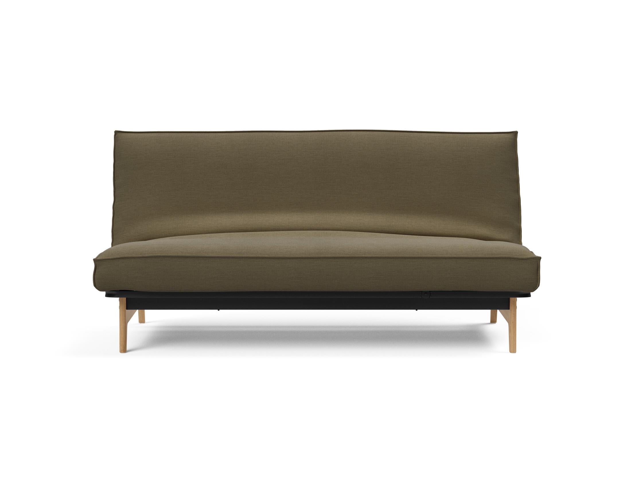 Modernes Aslak 140 Bettsofa mit elegantem Sharp Plus Bezug, perfekt für stilvolle Wohnräume und entspannte Stunden.
