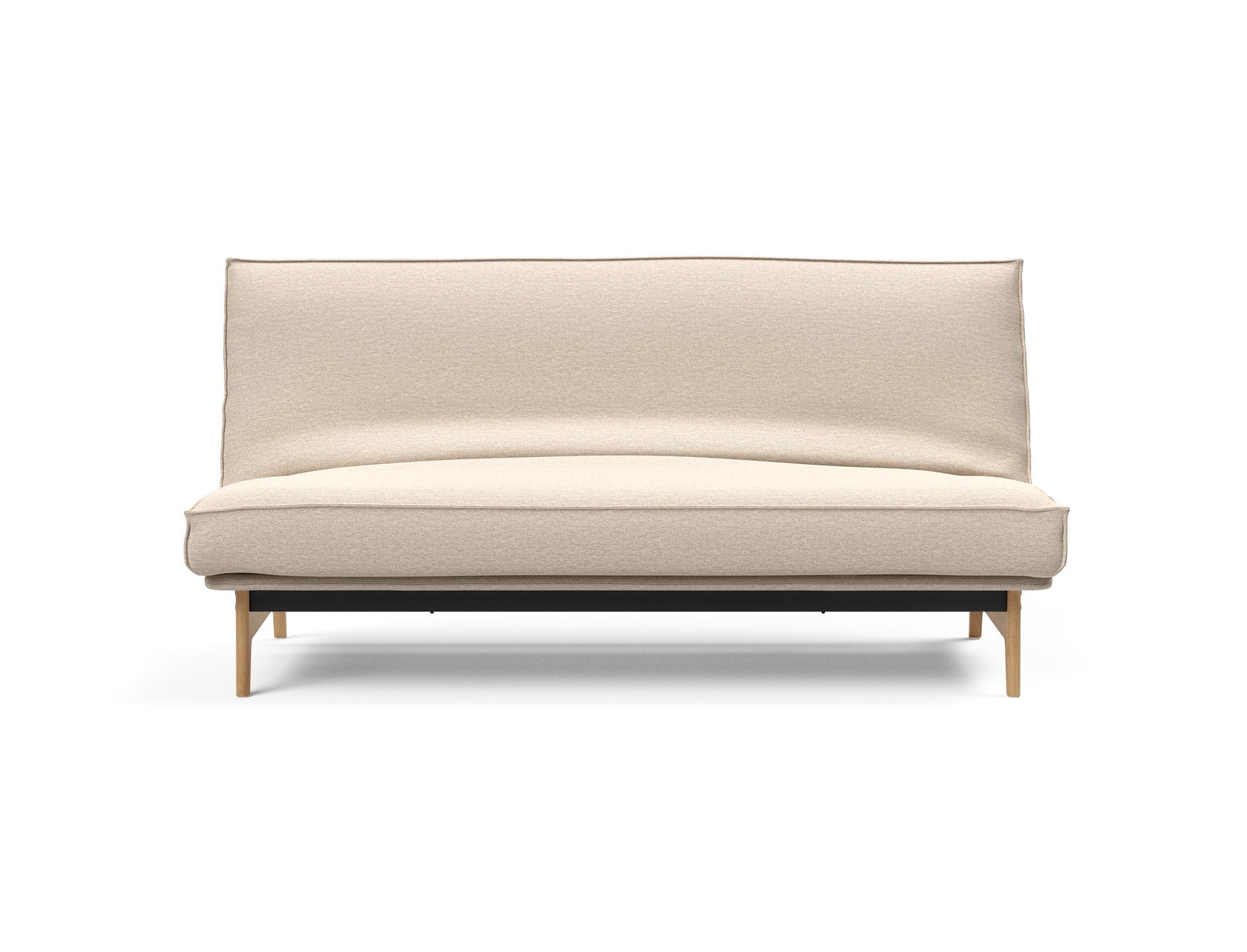 Modernes Aslak 140 Bettsofa von Innovation Living, ausgestattet mit elegantem Sharp Plus Cover und komfortablem Soft Spring Gestell.