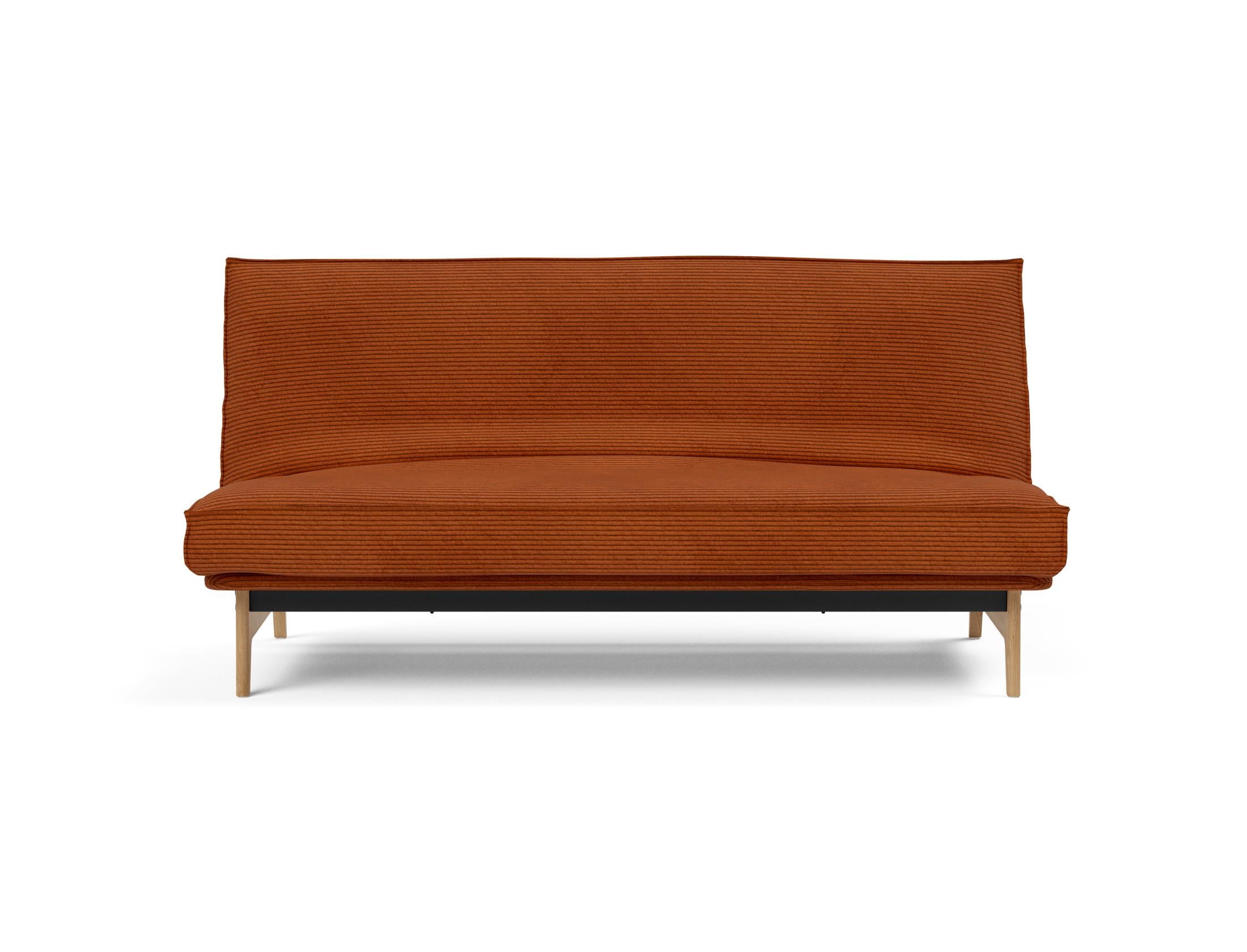 Stylisches Aslak 140 Bettsofa mit hochwertigem Sharp Plus Bezug und Soft Spring Gestell, perfekt für gemütliche und moderne Wohnumgebungen.