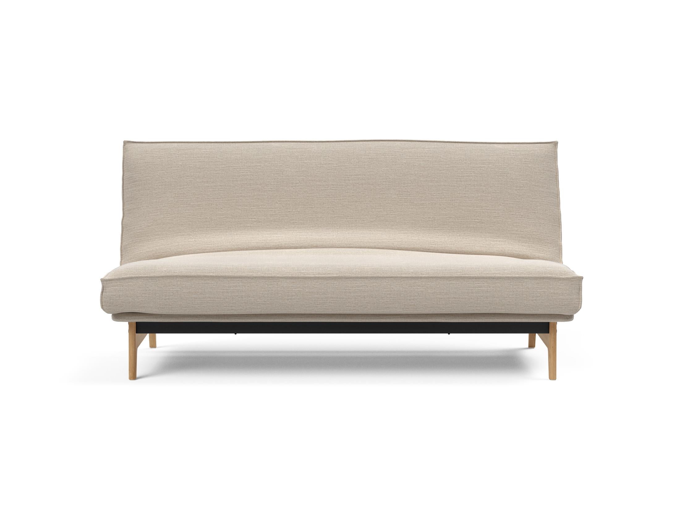 Elegantes Aslak 140 Bettsofa mit weichem Sharp Plus Bezug und robustem Soft Spring Gestell, ideal für stilvolle Wohnräume.