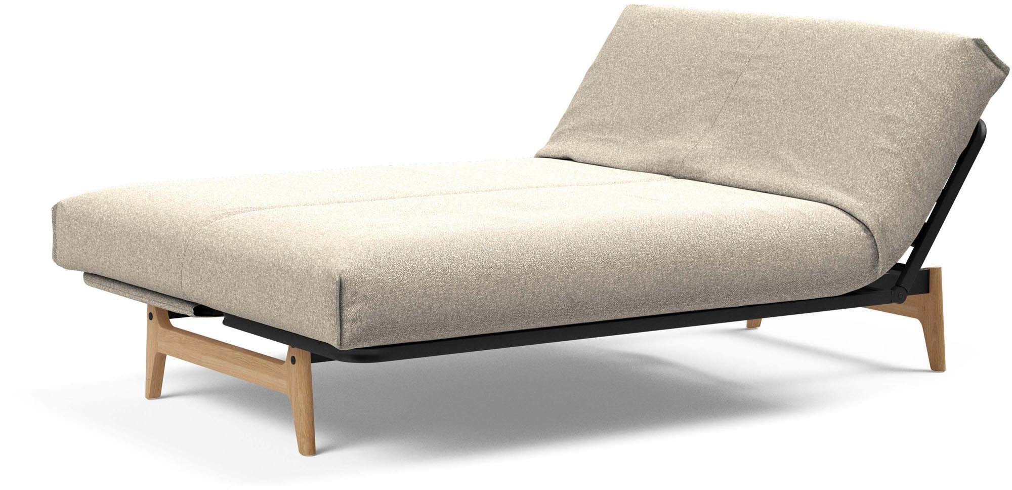 Erleben Sie das Aslak 140 Bettsofa Nordic Cover Classic – skandinavisches Design trifft auf Komfort und vielseitige Matratzenoptionen.