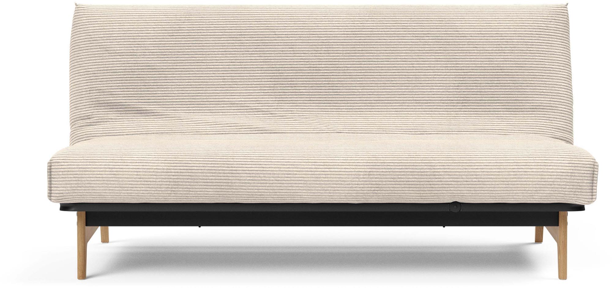 Erleben Sie das Aslak 140 Bettsofa Nordic Cover Classic – skandinavisches Design trifft auf Komfort und vielseitige Matratzenoptionen.