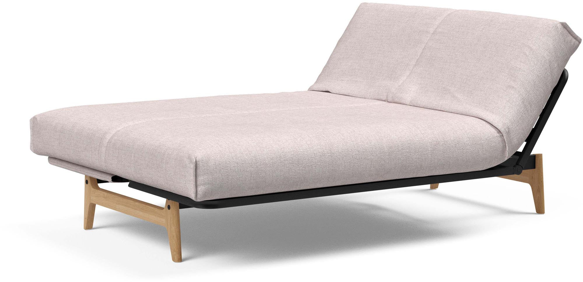 Erleben Sie das Aslak 140 Bettsofa Nordic Cover von Innovation Living – skandinavisches Design, hohe Funktionalität und individuelle Matratzenoptionen für optimalen Schlafkomfort.