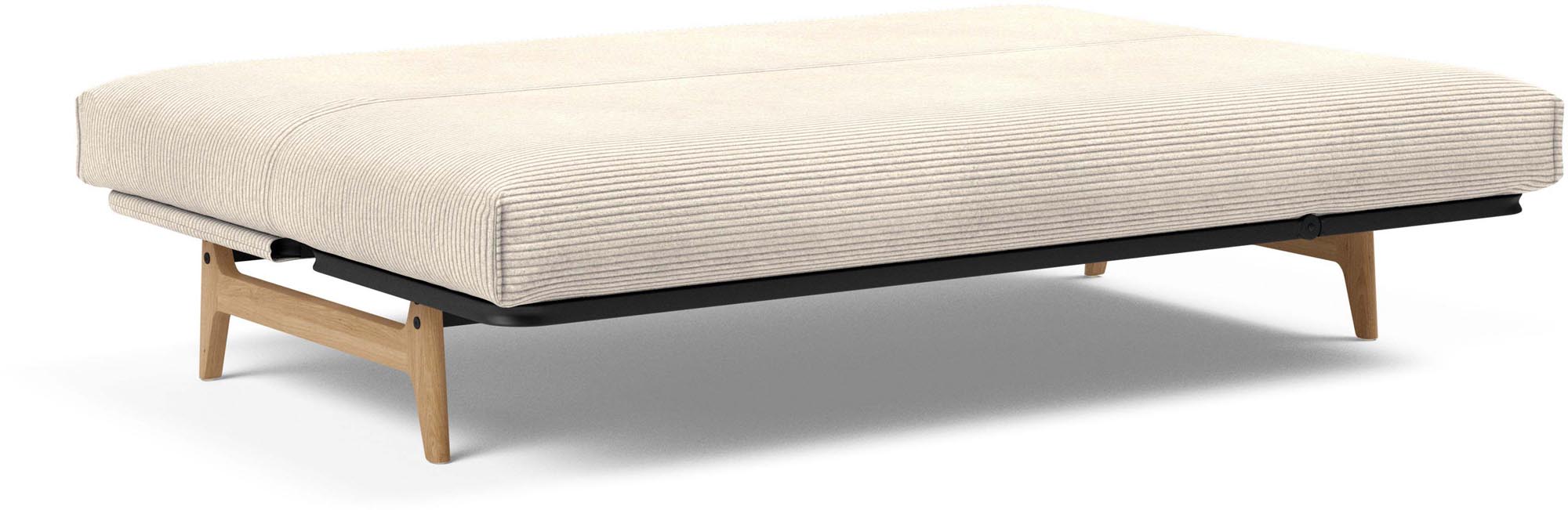 Entdecken Sie das Aslak 140 Bettsofa mit Nordic Cover von Innovation Living – stilvoll, vielseitig und ideal für kleine Räume.