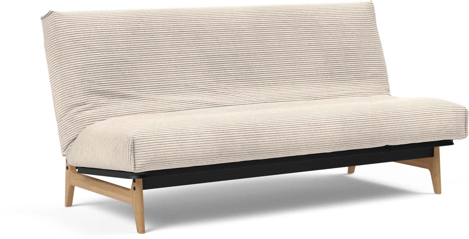Entdecken Sie das Aslak 140 Bettsofa von Innovation Living – stilvolles skandinavisches Design, vielseitig und mit langlebigem Nordic Cover aus Latex.