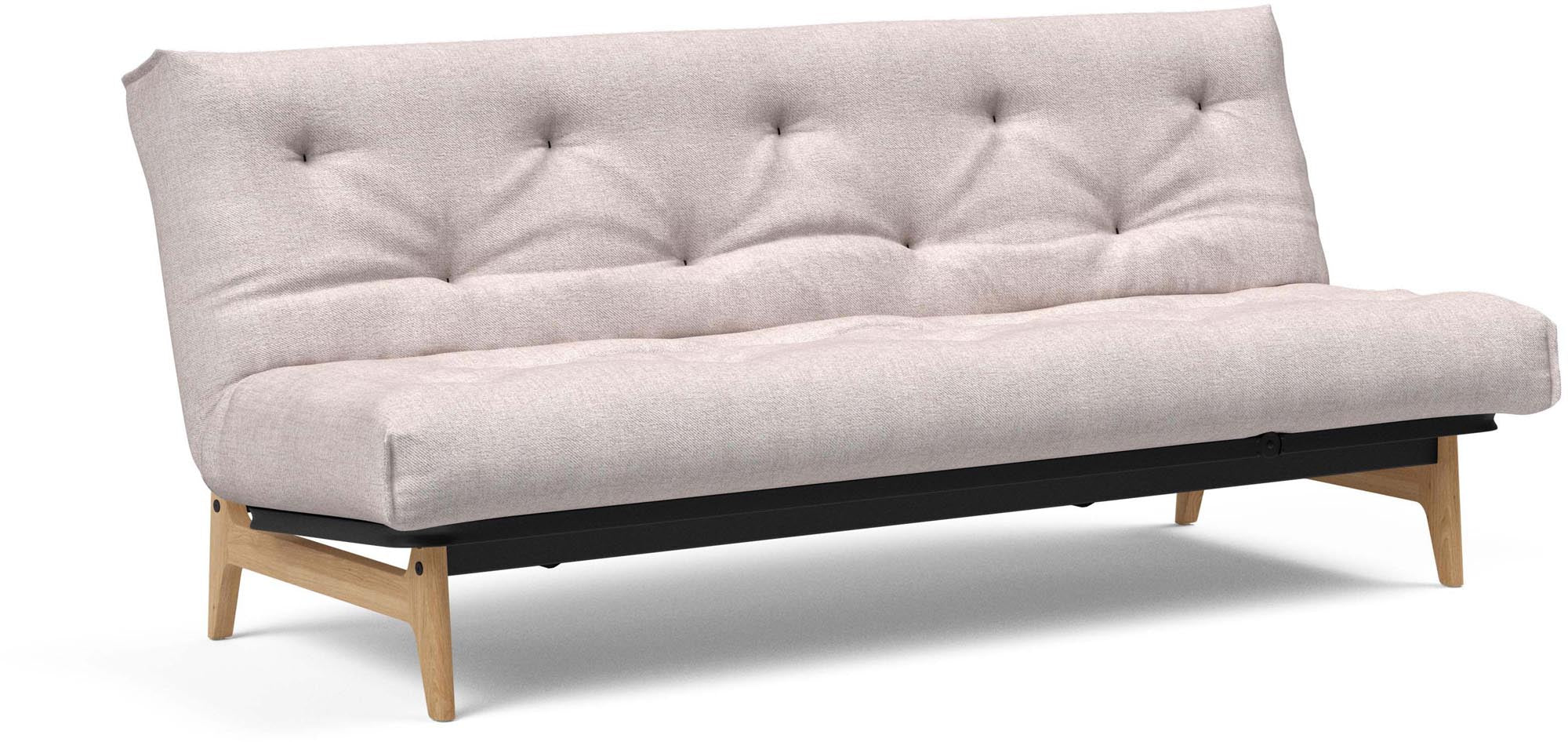 Erleben Sie das Aslak 120 Bettsofa Nordic Classic von Innovation Living: elegantes skandinavisches Design, ideal für kleine Räume und hohen Schlafkomfort.