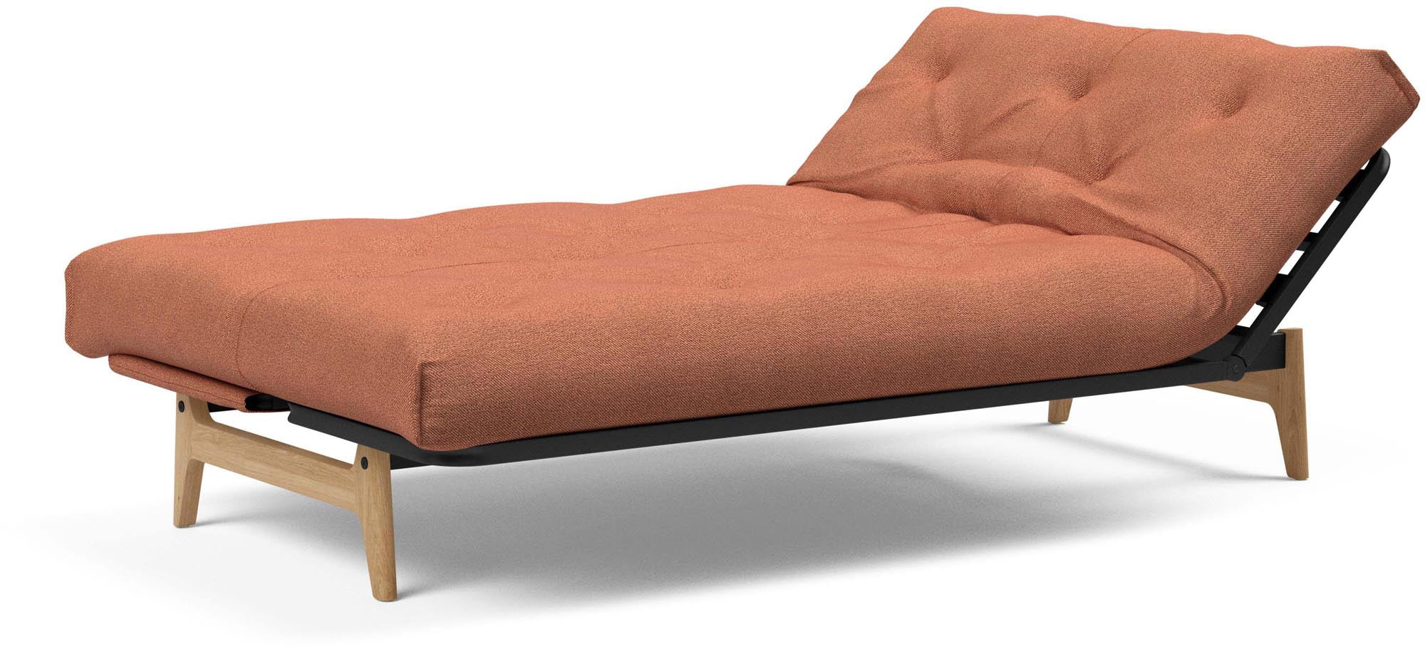 Entdecken Sie das Aslak 120 Bettsofa Nordic von Innovation Living: skandinavisches Design trifft auf individuellen Komfort und praktische Vielseitigkeit.
