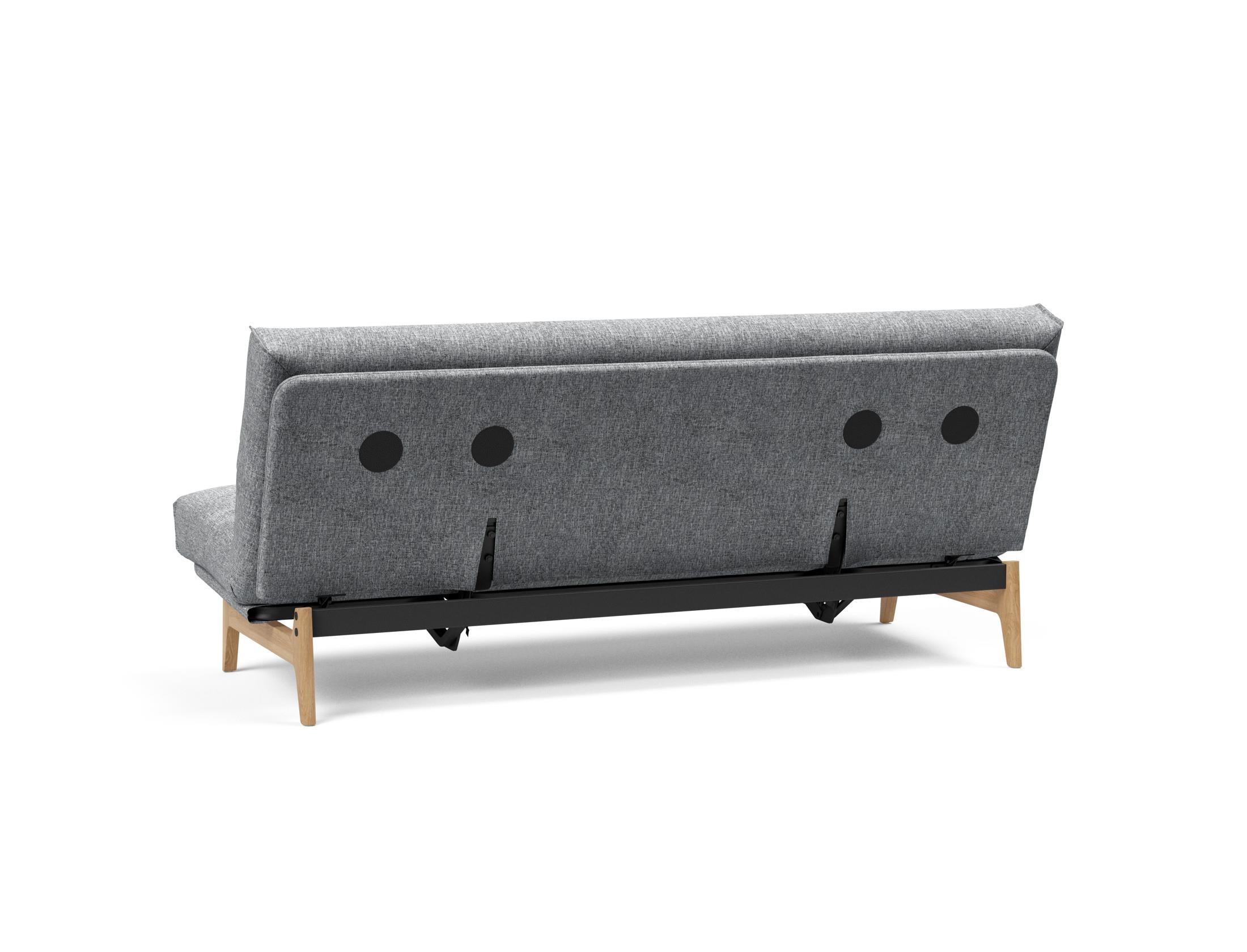 Entdecken Sie das Aslak 120 Bettsofa Nordic Cover: minimalistisches Design, erstklassige Soft Spring-Matratze und nachhaltige Qualität für Ihr Zuhause.