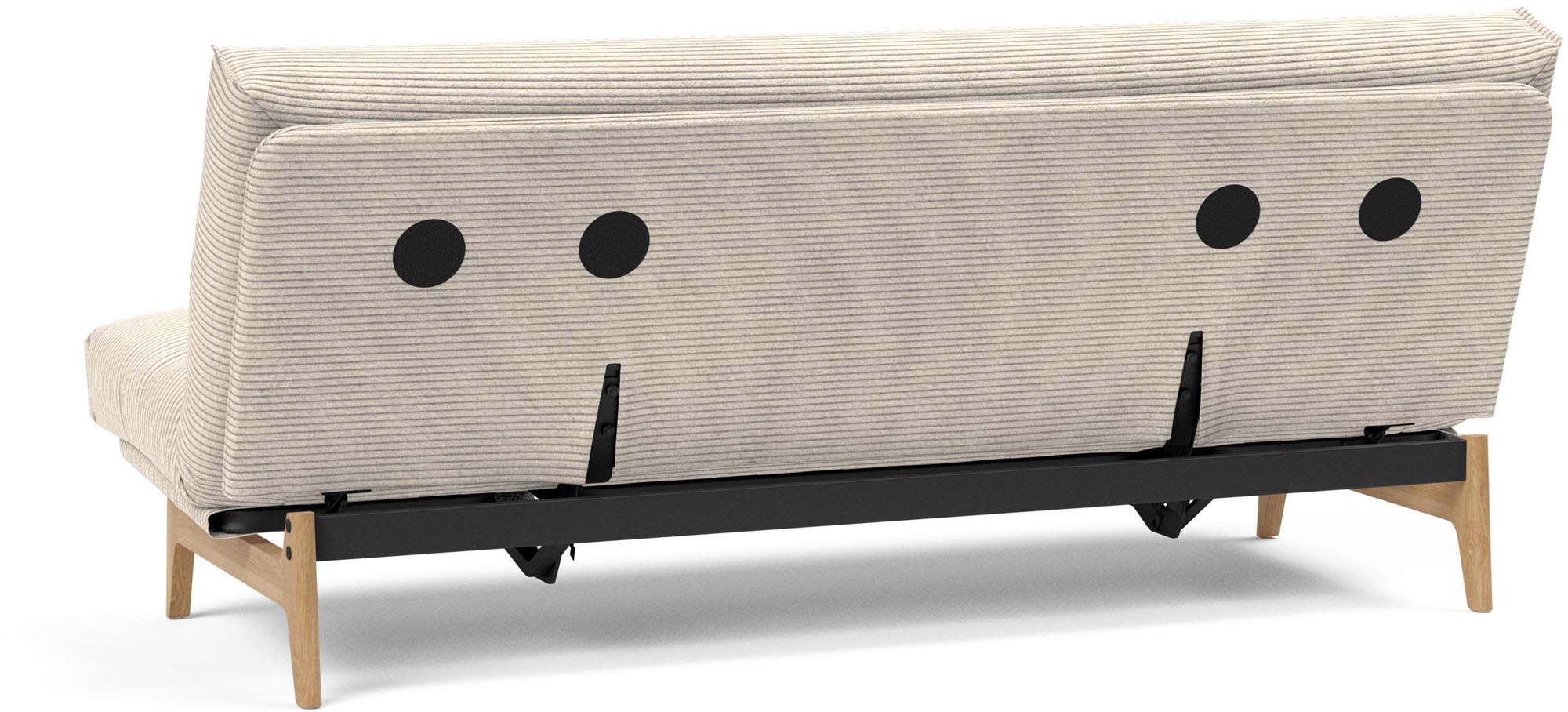 Entdecken Sie das Aslak 120 Bettsofa Nordic Cover Classic von Innovation Living – stilvolles skandinavisches Design, das Komfort und Funktionalität vereint.