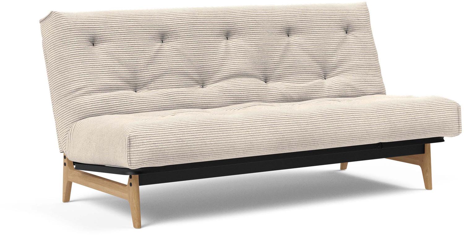 Erleben Sie das Aslak 140 Bettsofa Nordic Classic: skandinavische Eleganz, robustes Gestell und individuelle Matratzenoptionen für besten Schlaf.