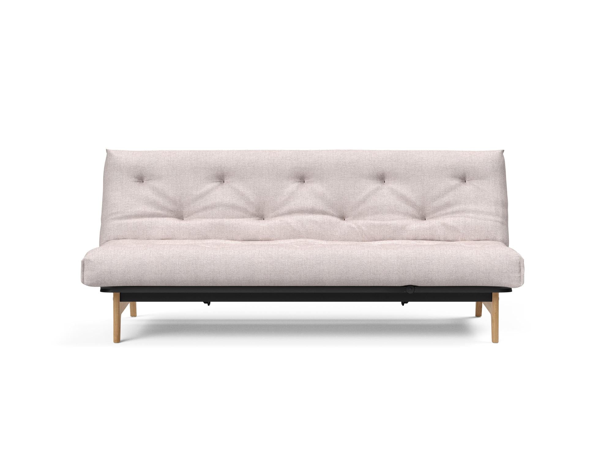 Erleben Sie das Aslak 120 Bettsofa Nordic Spring von Innovation Living: modernes skandinavisches Design, ideal für kleine Räume und Gästeübernachtungen.