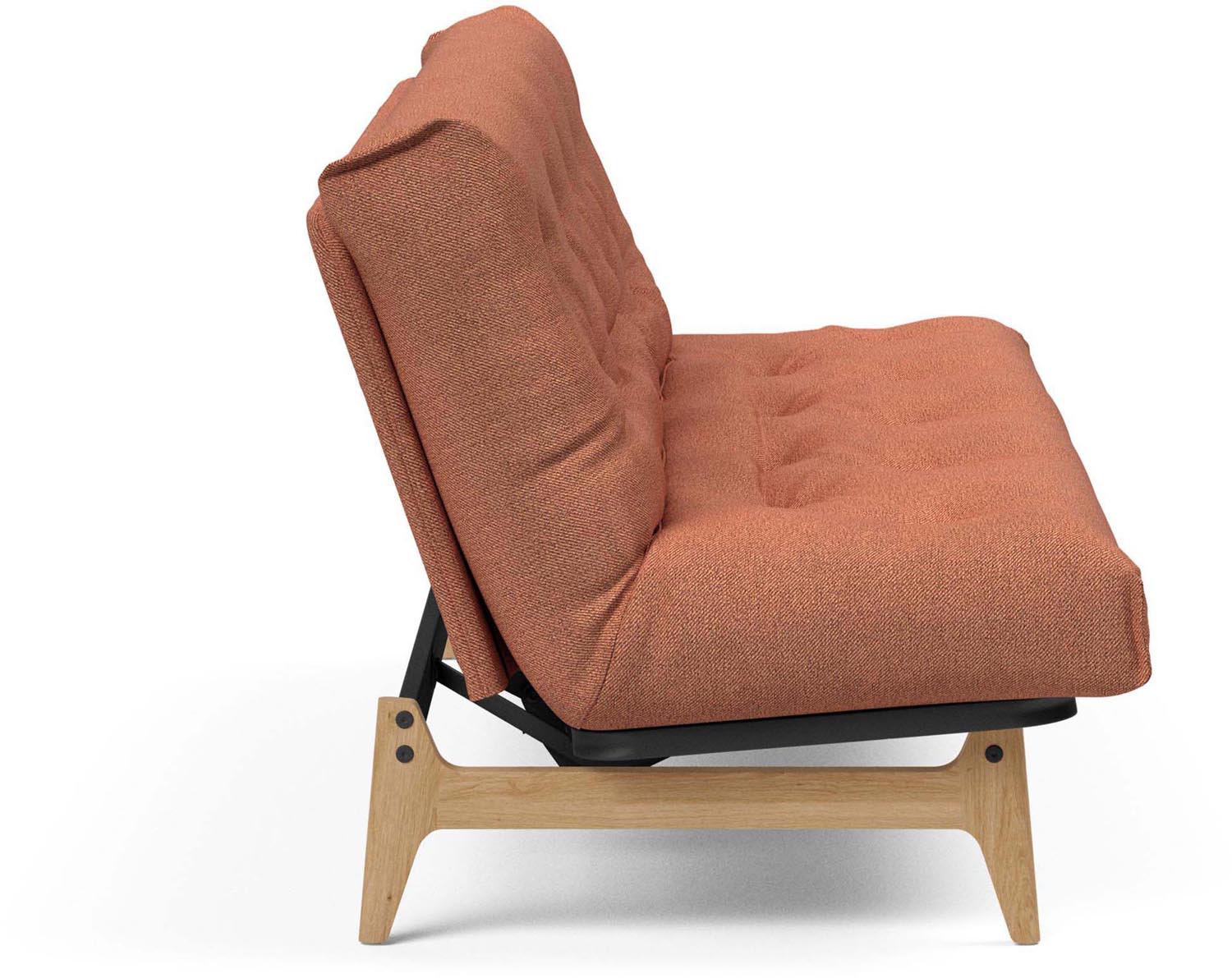 Erleben Sie das Aslak 120 Bettsofa Nordic Spring von Innovation Living: modernes skandinavisches Design, ideal für kleine Räume und Gästeübernachtungen.