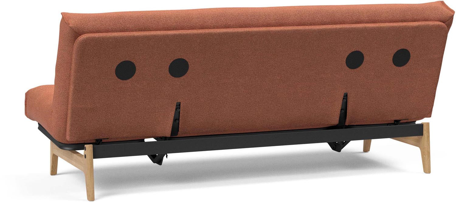 Erleben Sie das Aslak 120 Bettsofa Nordic Spring: elegantes skandinavisches Design, vielseitig und komfortabel für jeden Raum und Schlafbedarf.