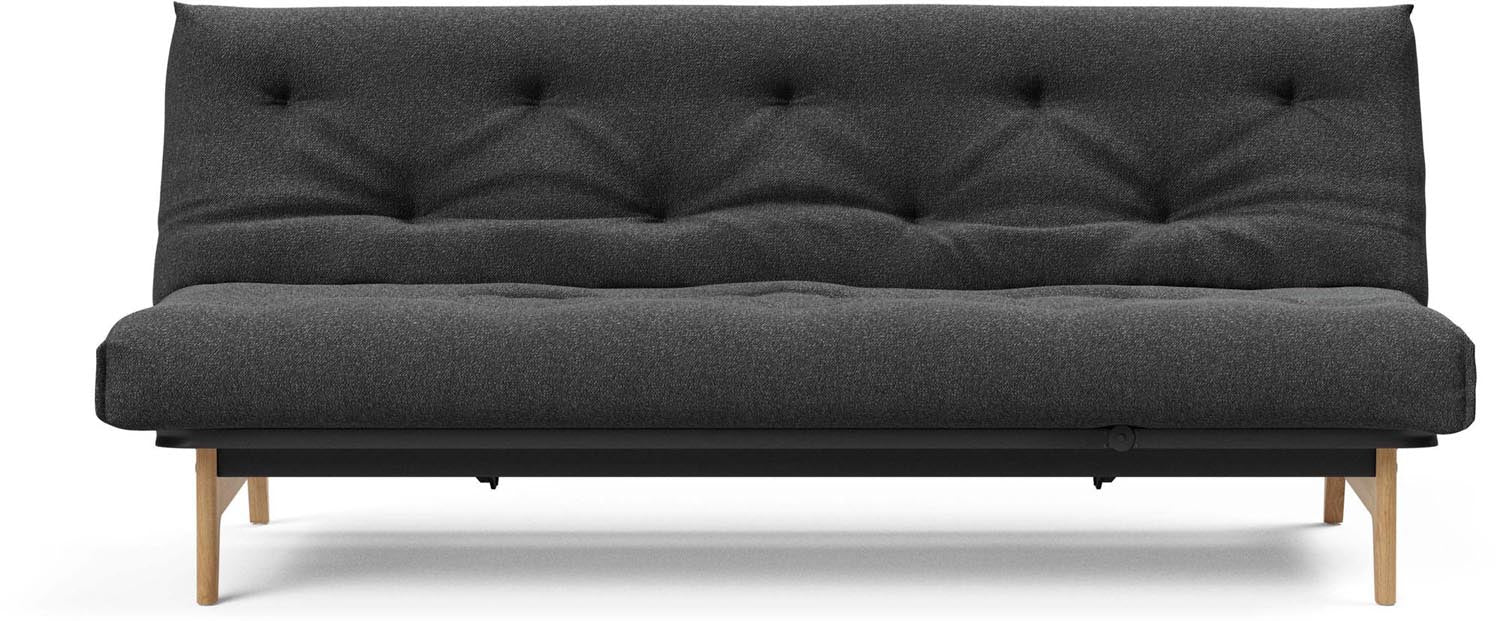 Erleben Sie das Aslak 120 Bettsofa Nordic Spring von Innovation Living: modernes skandinavisches Design, ideal für kleine Räume und Gästeübernachtungen.