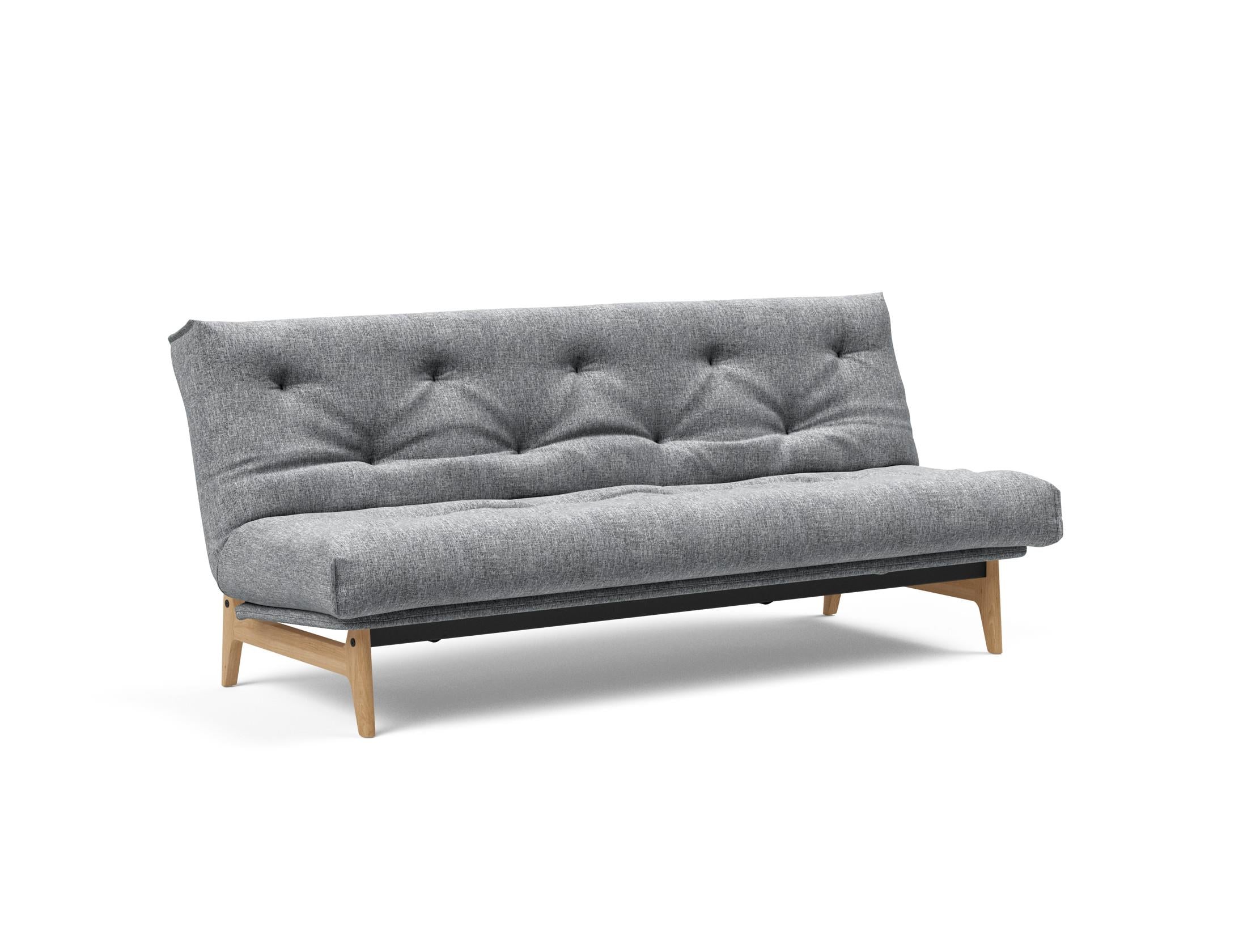 Erleben Sie das Aslak 120 Bettsofa Nordic von Innovation Living – ein elegantes Möbelstück, das Komfort und skandinavisches Design perfekt kombiniert.
