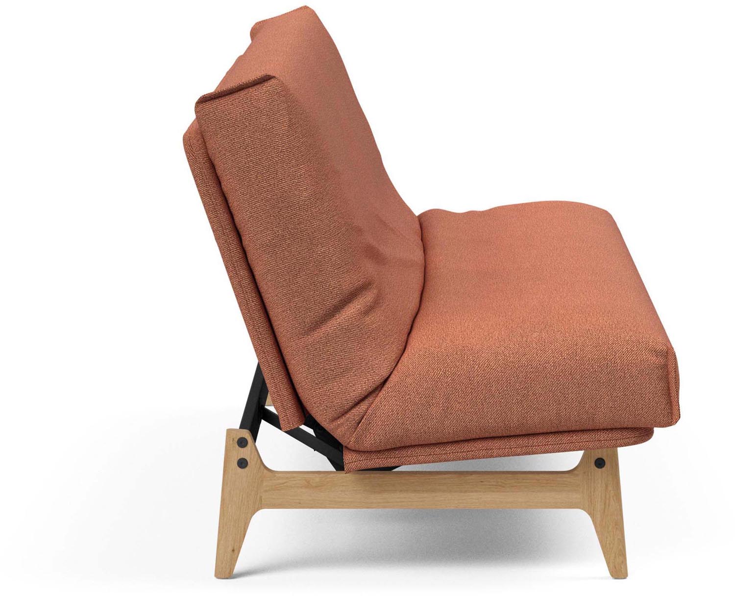 Erleben Sie das Aslak 120 Bettsofa mit Nordic Cover von Innovation Living – modern, funktional und ideal für kleine Räume und Übernachtungen.