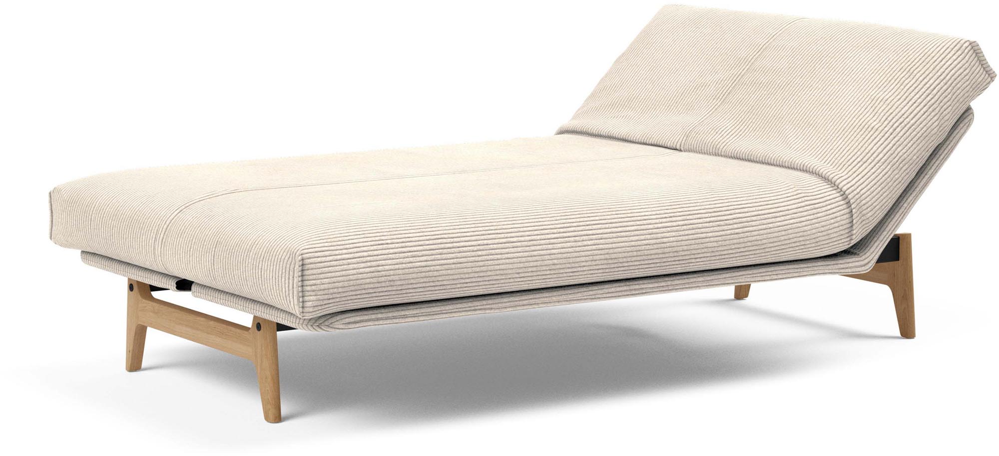 Erleben Sie das Aslak 120 Bettsofa mit Nordic Cover von Innovation Living – modern, funktional und ideal für kleine Räume und Übernachtungen.