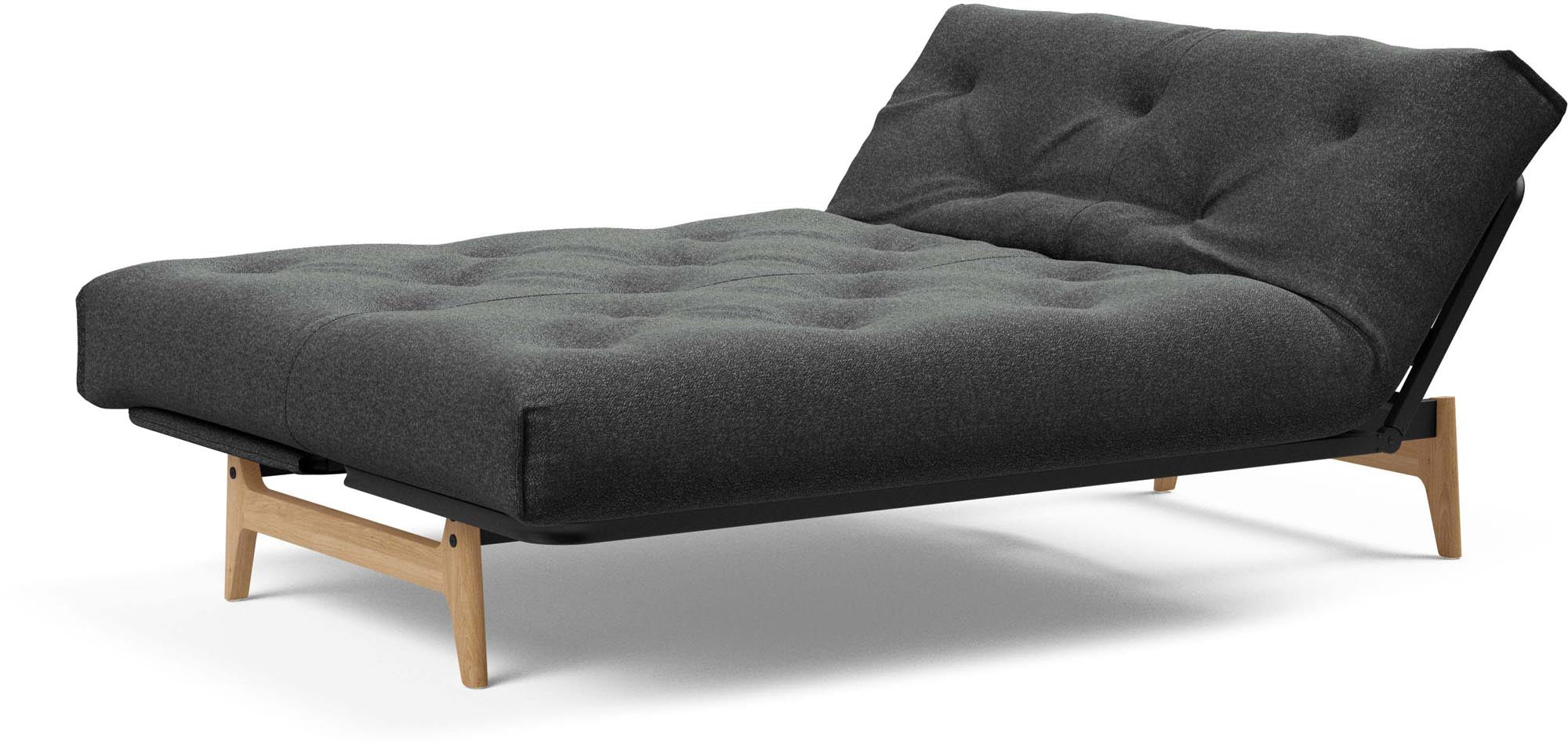 Erleben Sie das Aslak 140 Bettsofa Nordic von Innovation Living – skandinavisches Design trifft auf individuellen Schlafkomfort mit hochwertigem Latex.