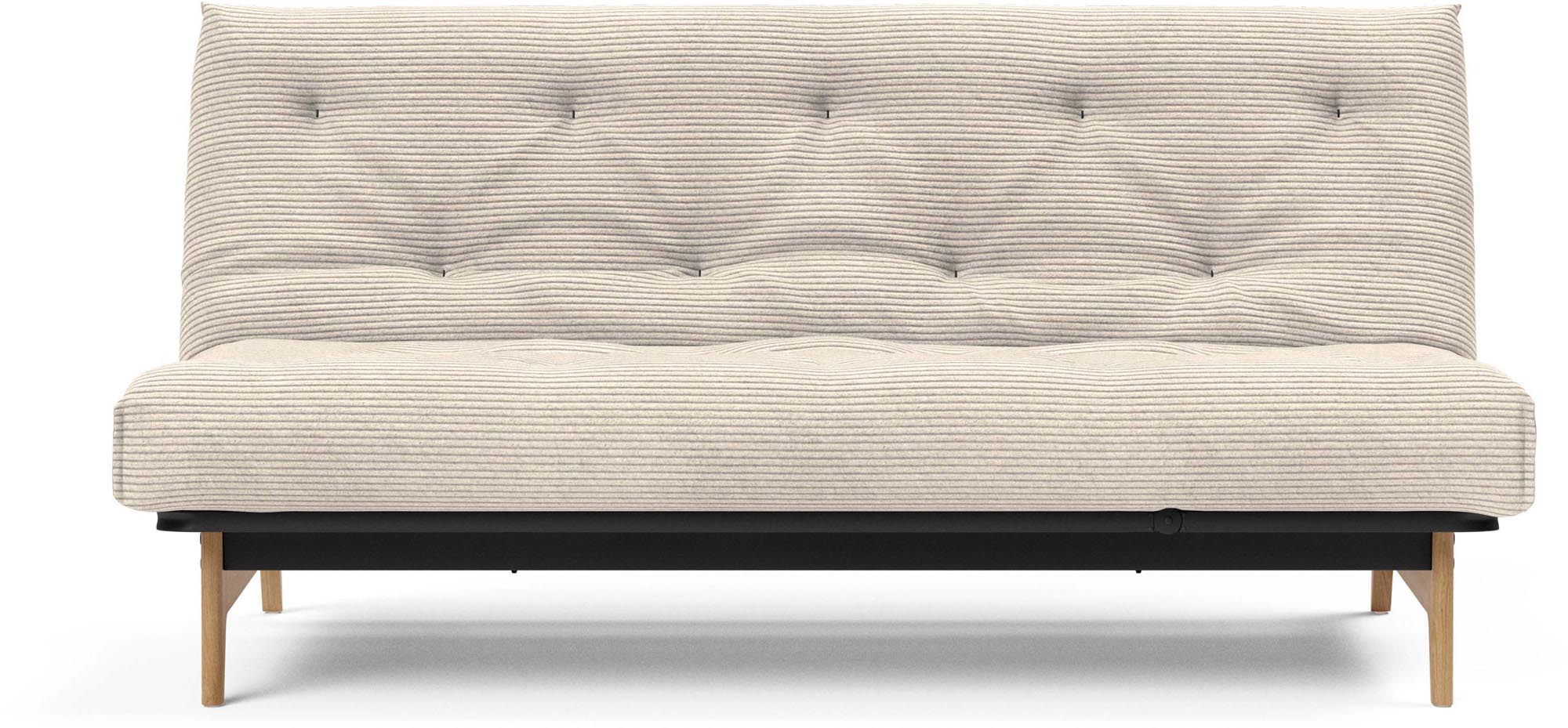 Entdecken Sie das Aslak 140 Bettsofa von Innovation Living – stilvolles Nordic Design und hochwertiger Latex für erholsame Nächte.