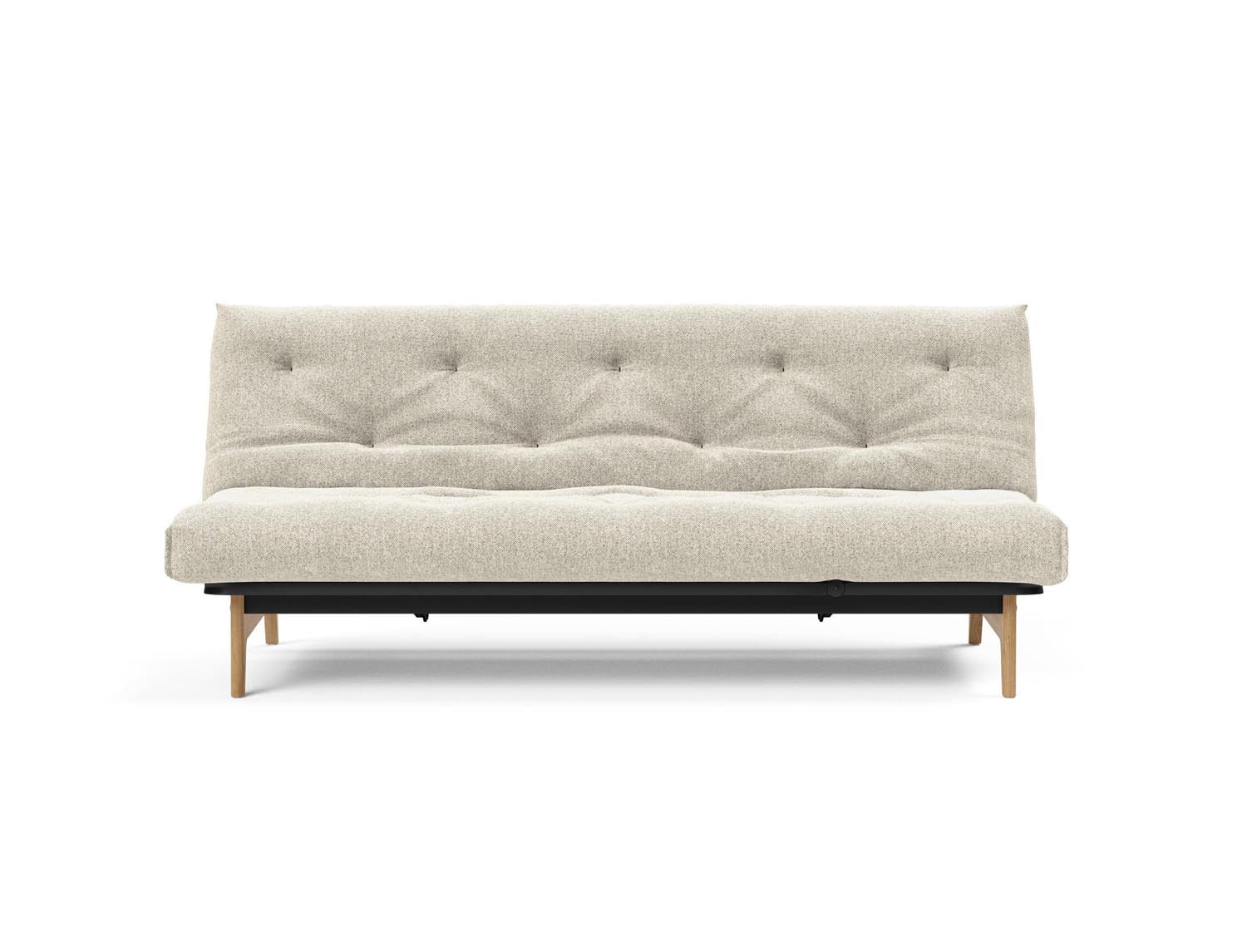 Elegantes Aslak 120 Bettsofa Nordic mit komfortablem Soft Spring Bezug, ideal für gemütliche Stunden und modernes Wohndesign.