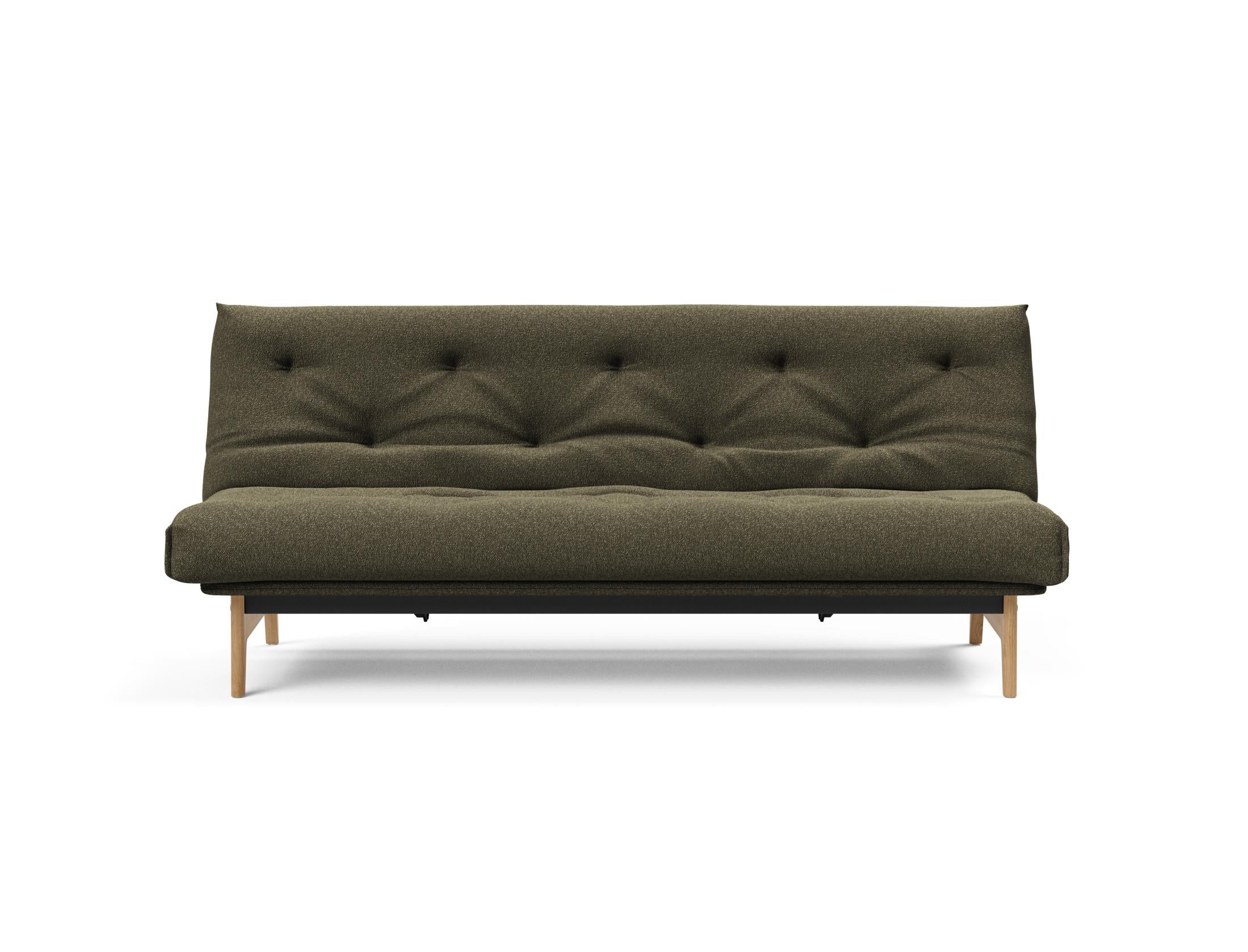 Elegantes Aslak 120 Bettsofa Nordic mit komfortablem Soft Spring Bezug, ideal für gemütliche Stunden und modernes Wohndesign.