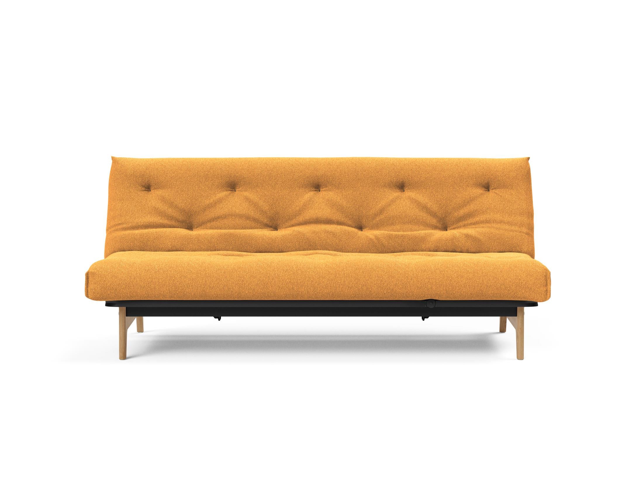 Aslak 120 Bettsofa Nordic Soft Spring: Komfortables und stilvolles Sofa mit skandinavischem Flair, ideal für jedes Wohnambiente.